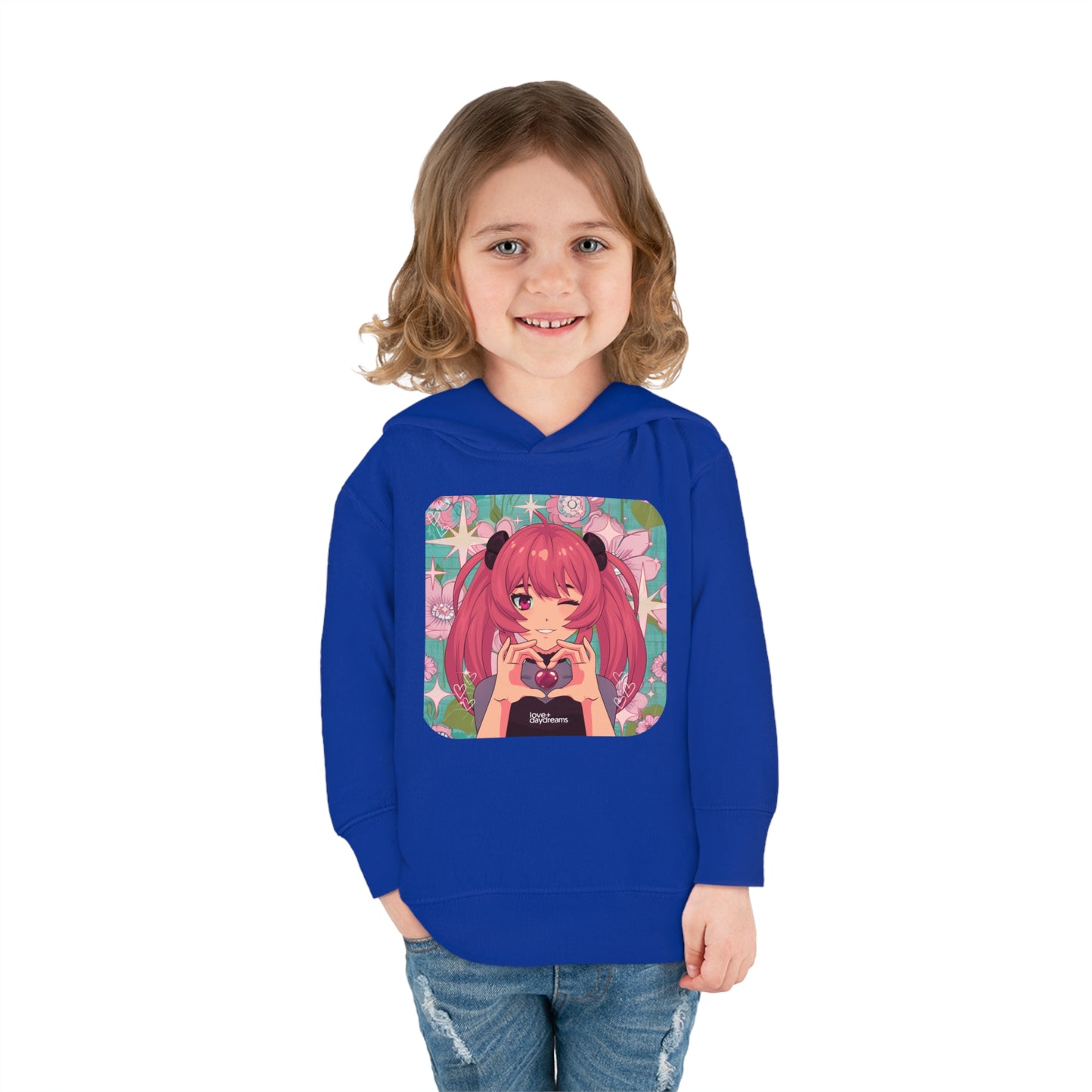 Toddler SuperSoft Hoodie | "Love + Anime"