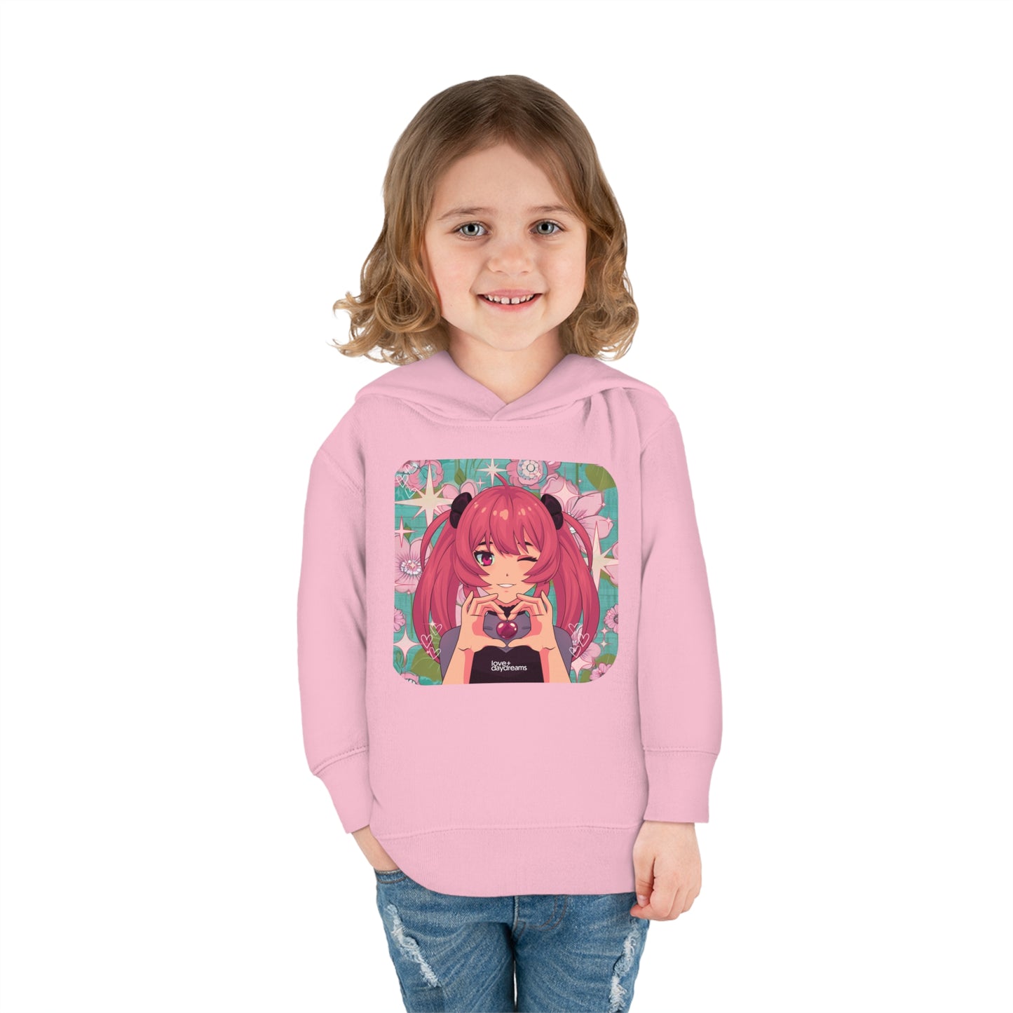 Toddler SuperSoft Hoodie | "Love + Anime"