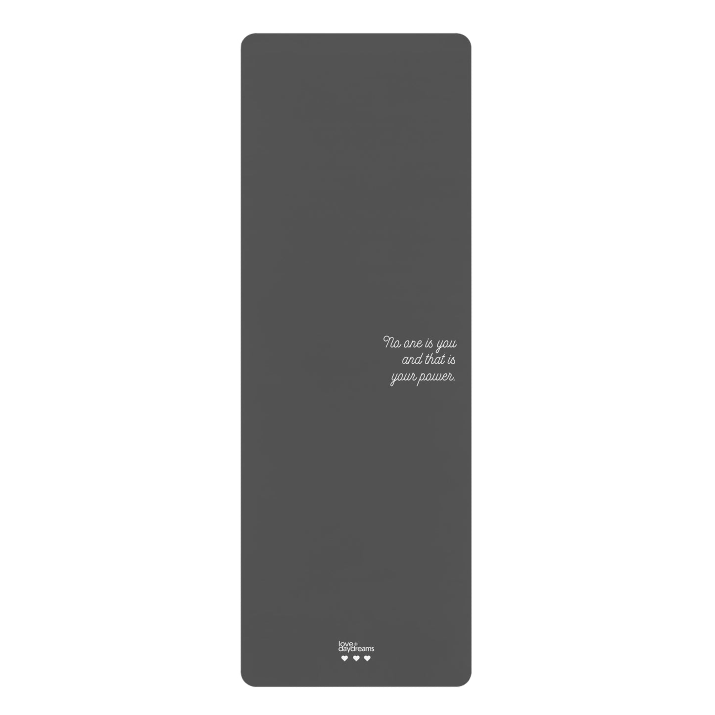 Yoga Mat, 'Original Light' Design, Velvet-Like Surface, Firm Grip, Minimalist and Modern, Empowering, Sweat-Resistant Mat, Bold and
