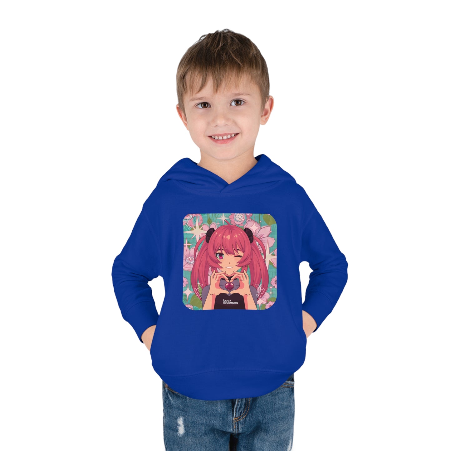 Toddler SuperSoft Hoodie | "Love + Anime"