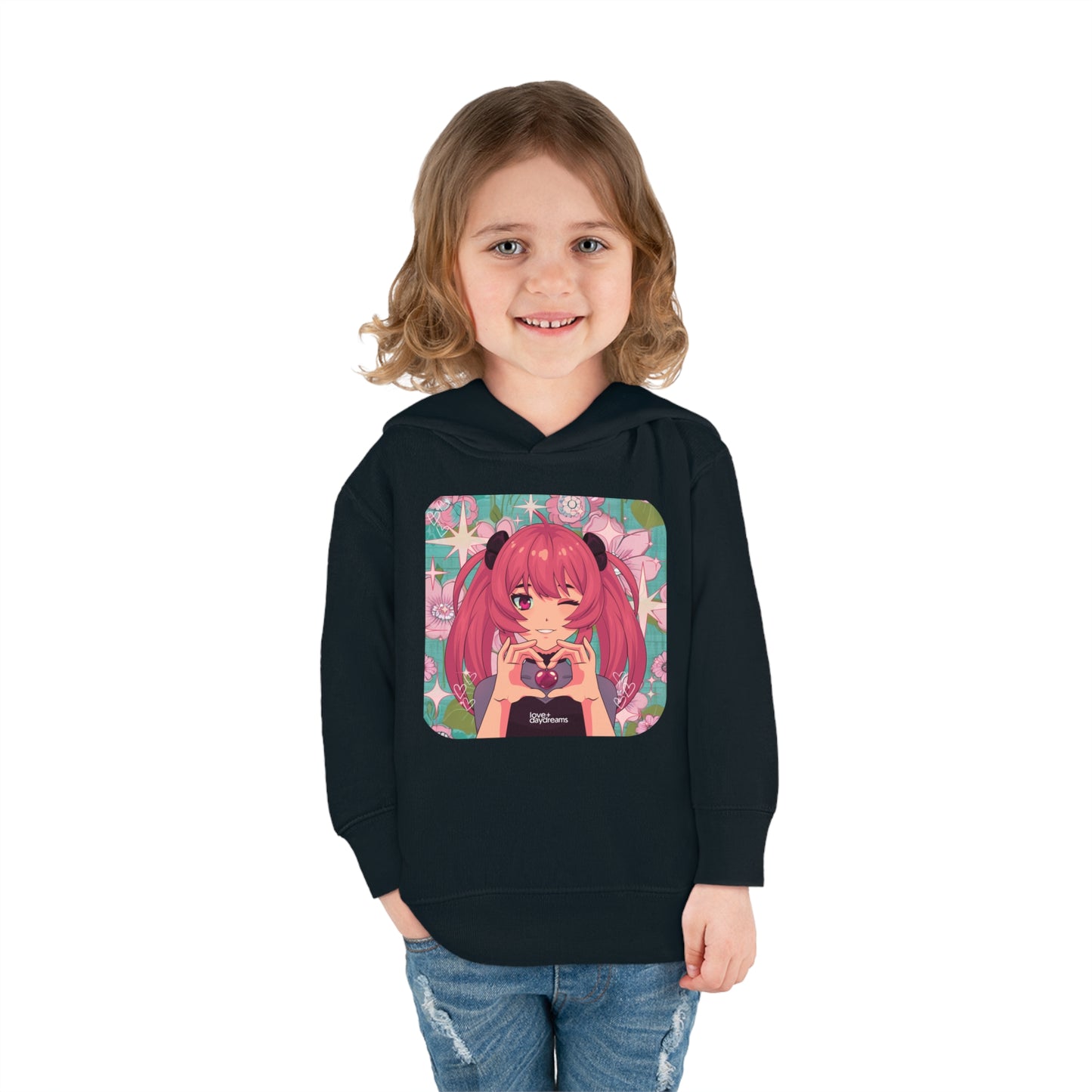 Toddler SuperSoft Hoodie | "Love + Anime"