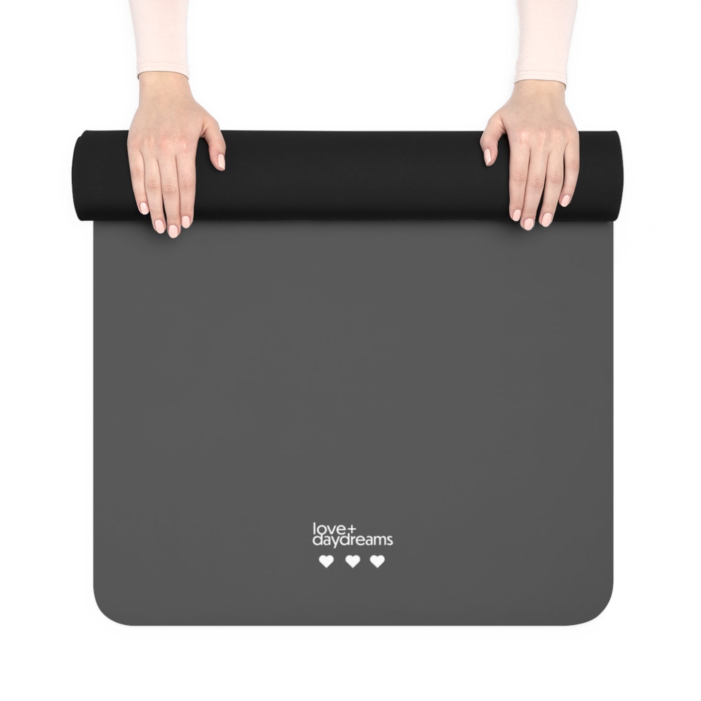 Yoga Mat, 'Original Light' Design, Velvet-Like Surface, Firm Grip, Minimalist and Modern, Empowering, Sweat-Resistant Mat, Bold and