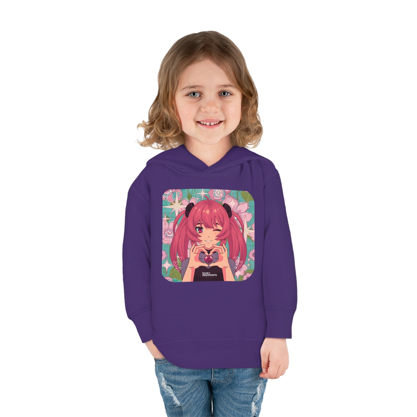 Toddler SuperSoft Hoodie | "Love + Anime"