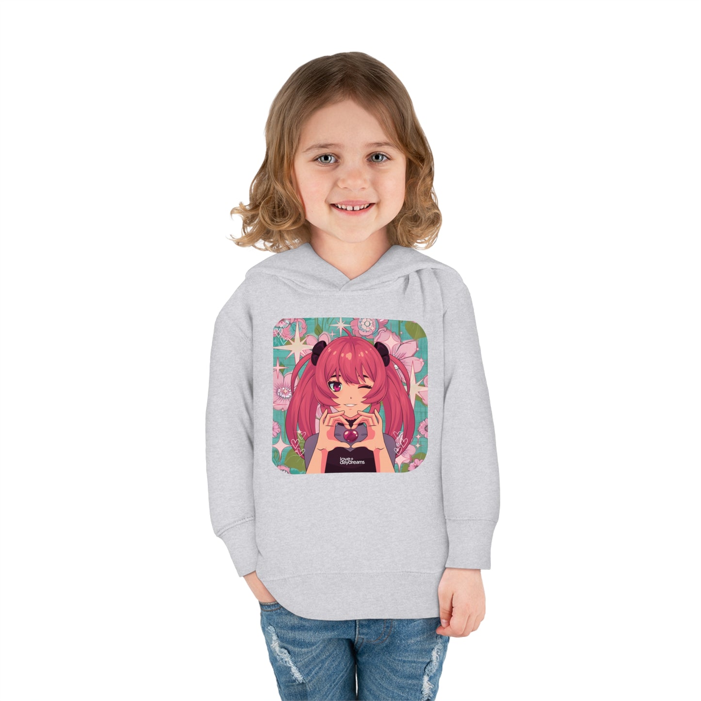 Toddler SuperSoft Hoodie | "Love + Anime"