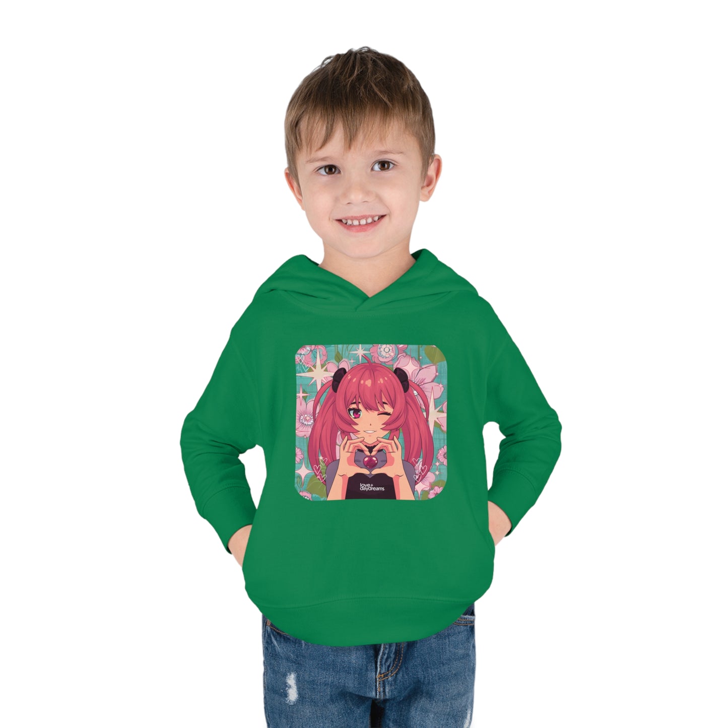 Toddler SuperSoft Hoodie | "Love + Anime"
