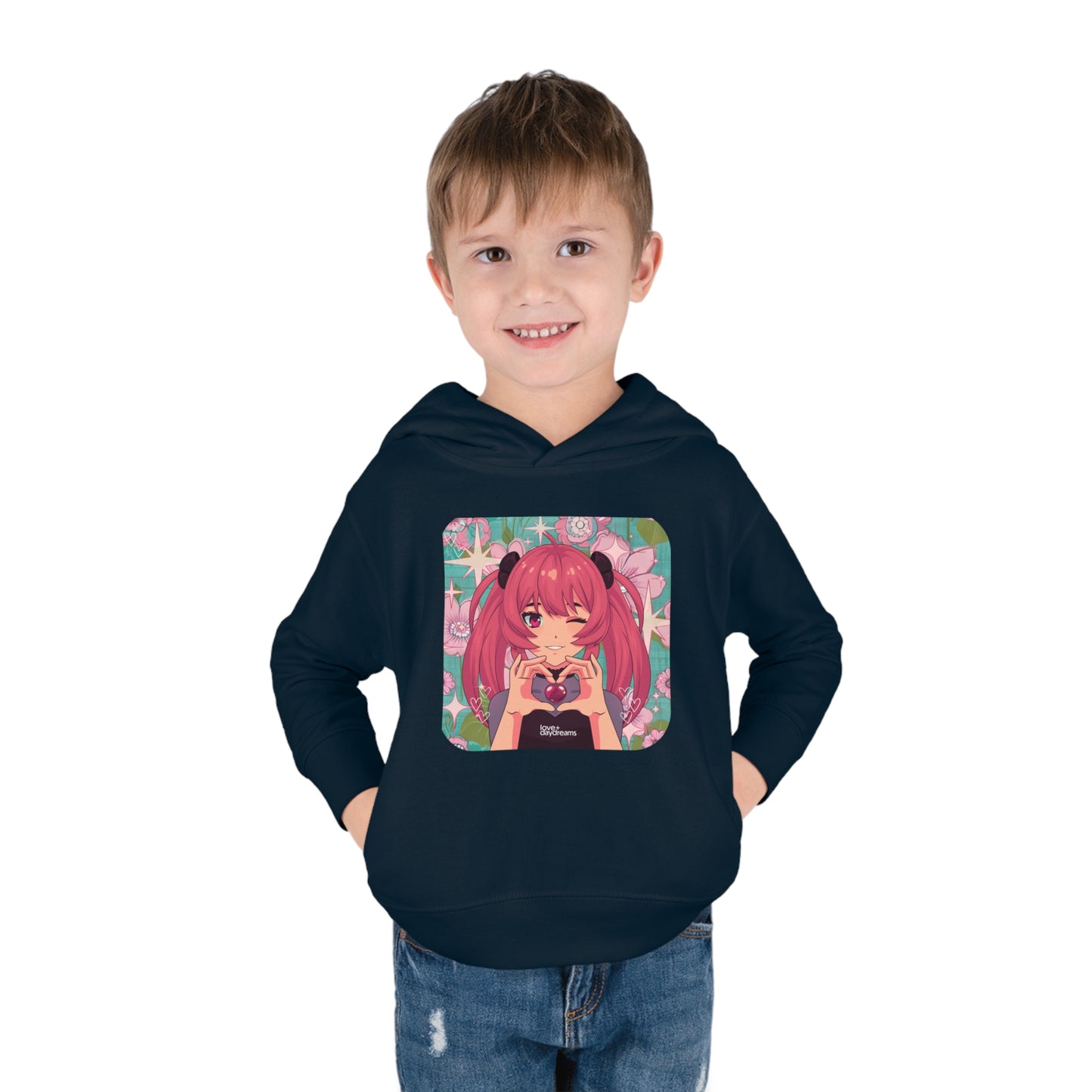 Toddler SuperSoft Hoodie | "Love + Anime"