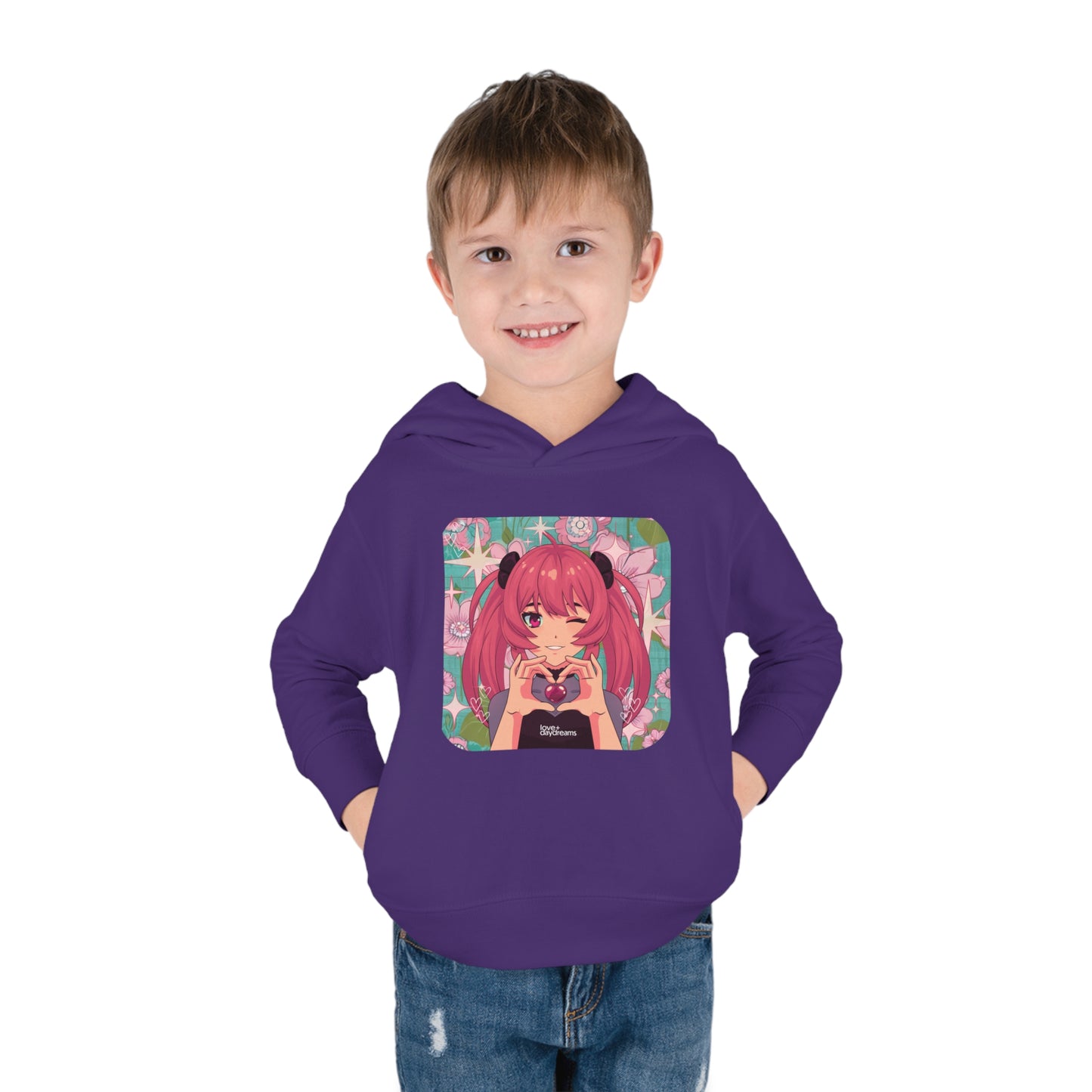 Toddler SuperSoft Hoodie | "Love + Anime"