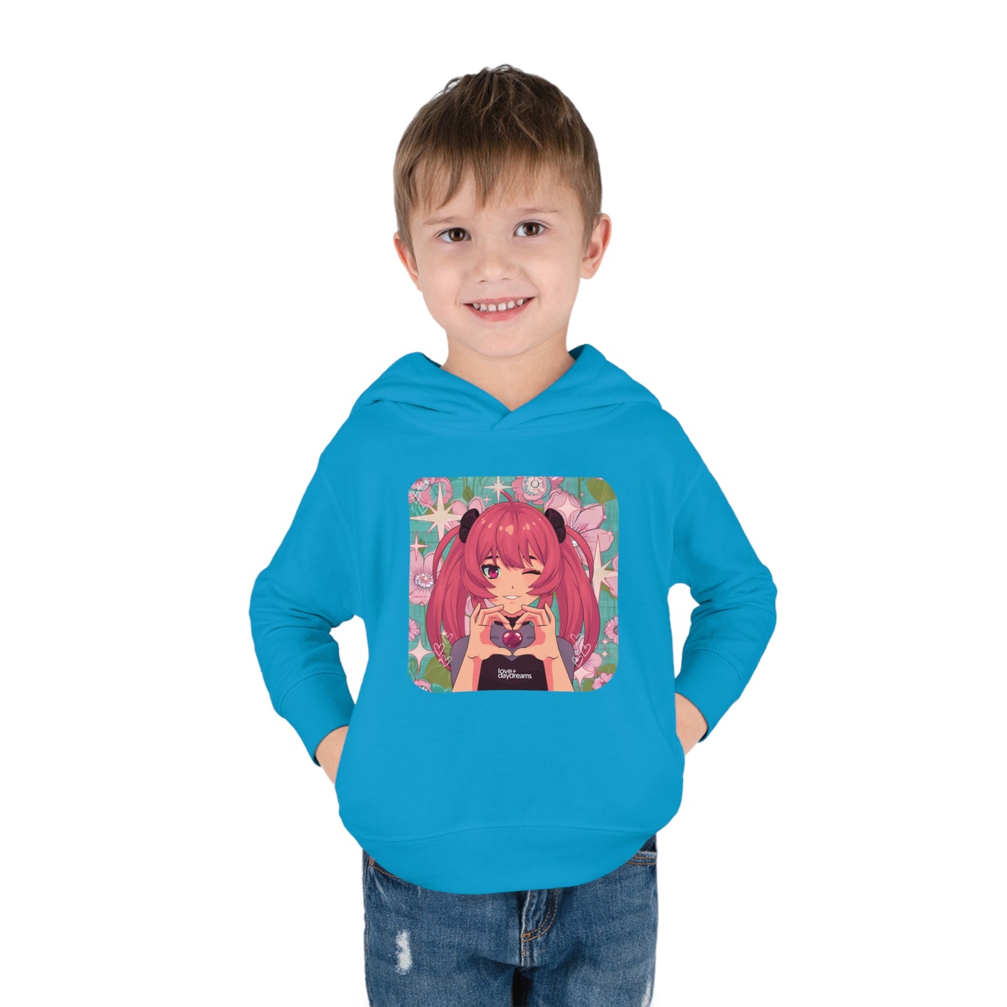 Toddler SuperSoft Hoodie | "Love + Anime"