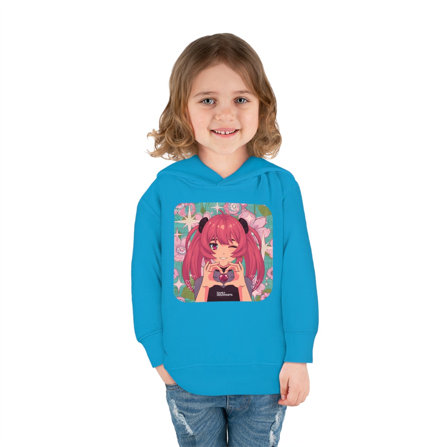 Toddler SuperSoft Hoodie | "Love + Anime"