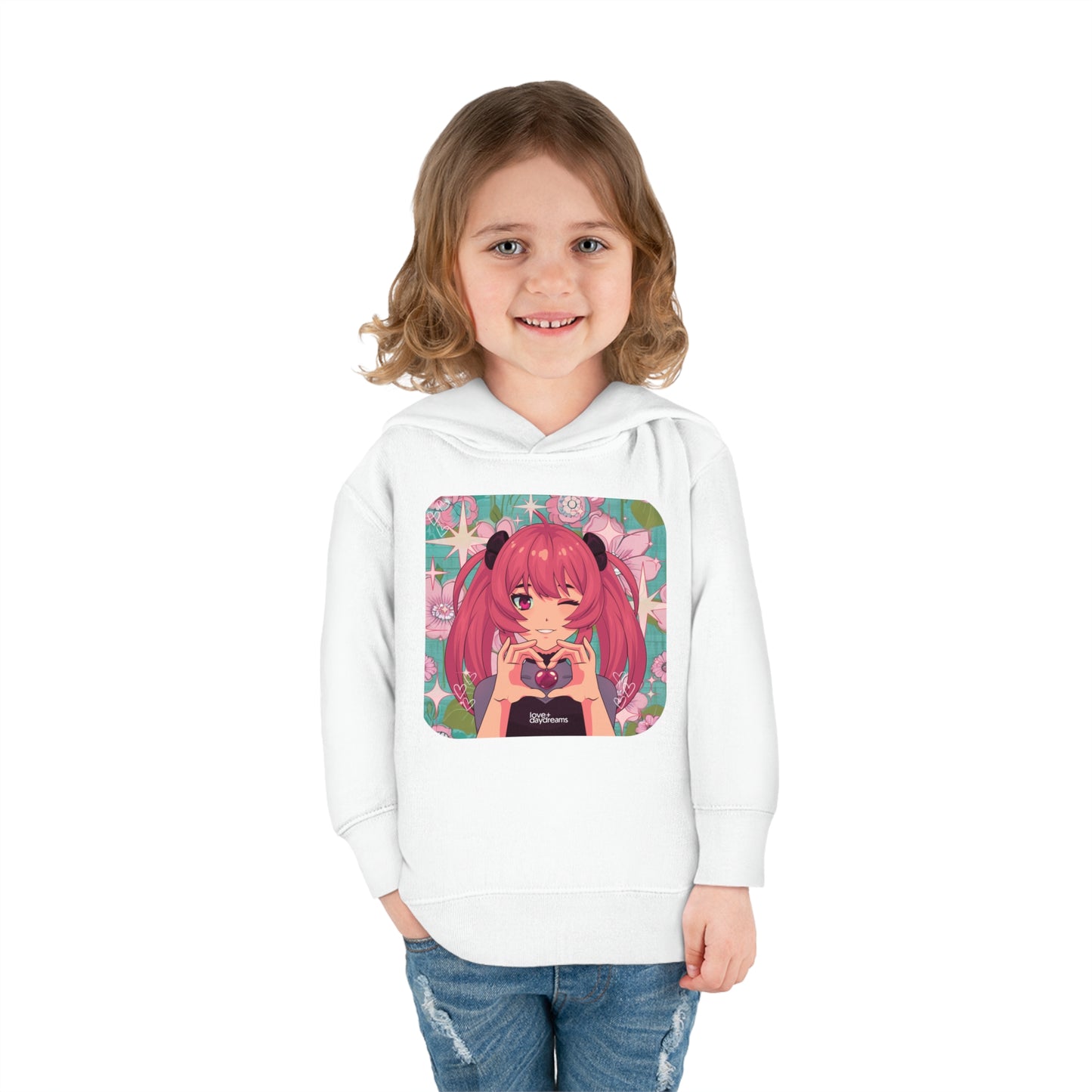 Toddler SuperSoft Hoodie | "Love + Anime"