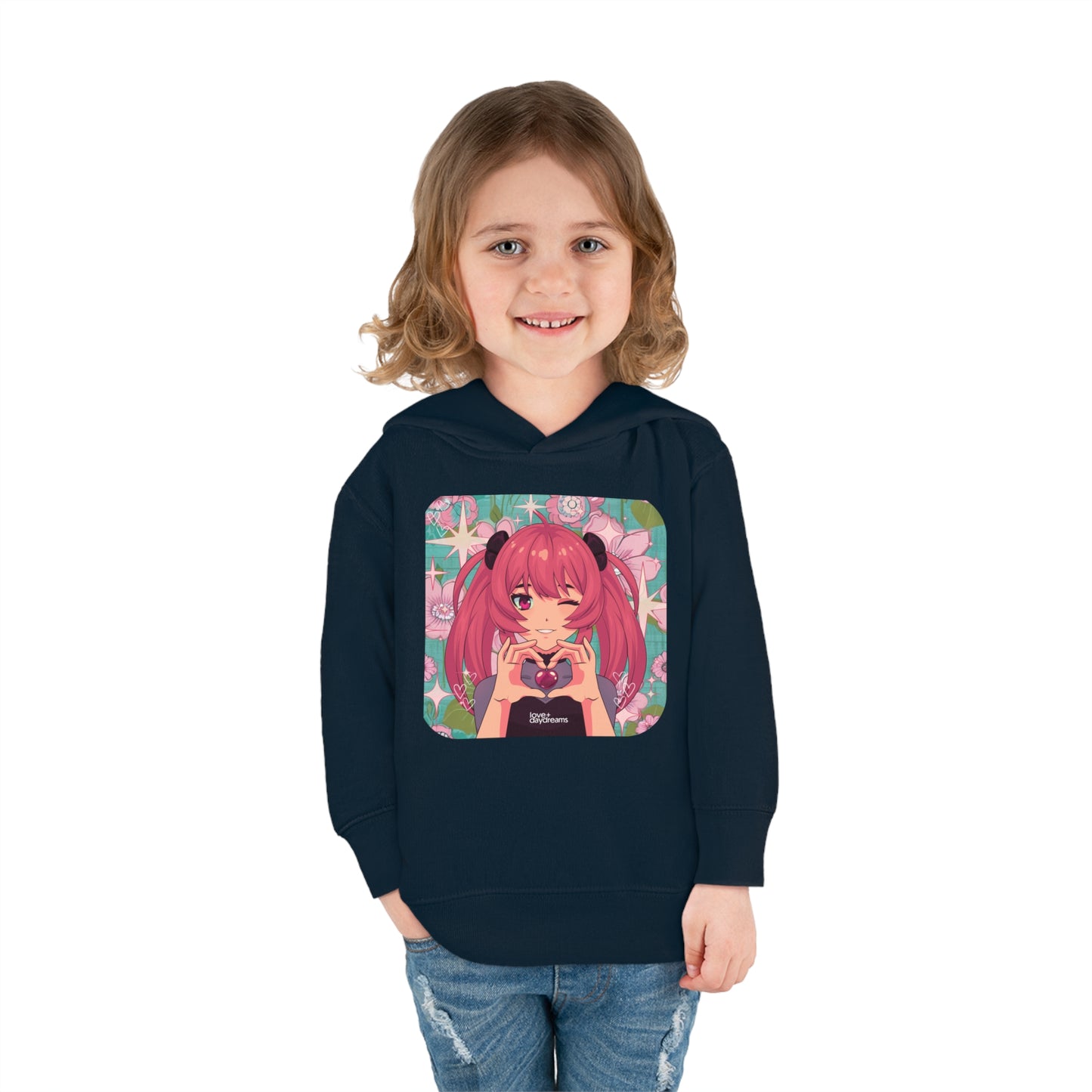 Toddler SuperSoft Hoodie | "Love + Anime"