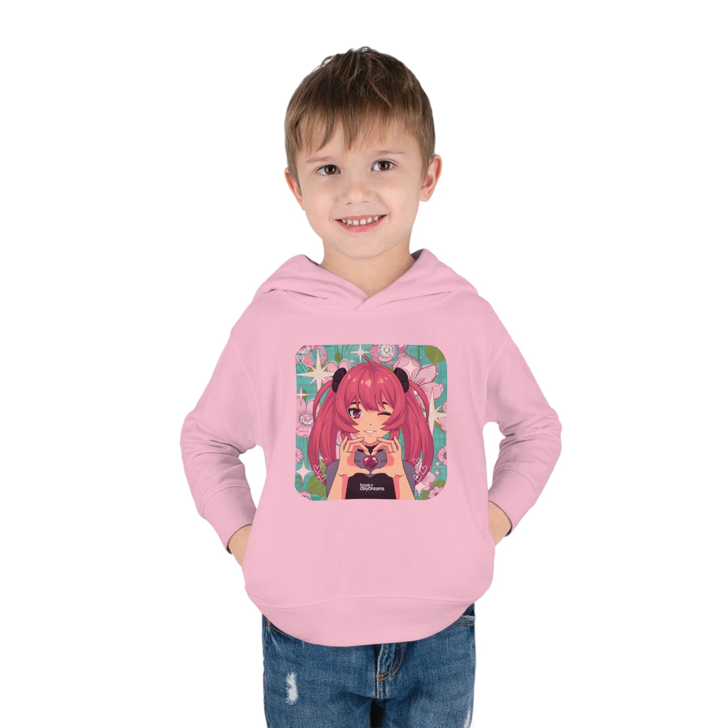 Toddler SuperSoft Hoodie | "Love + Anime"