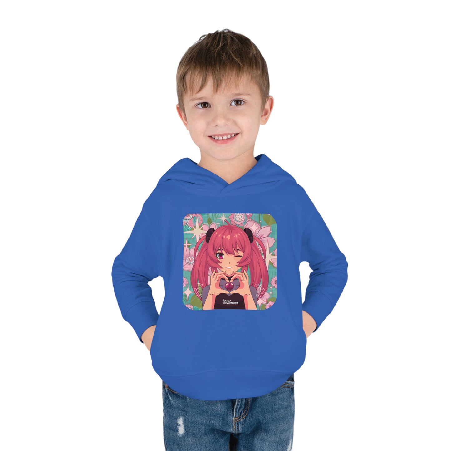 Toddler SuperSoft Hoodie | "Love + Anime"