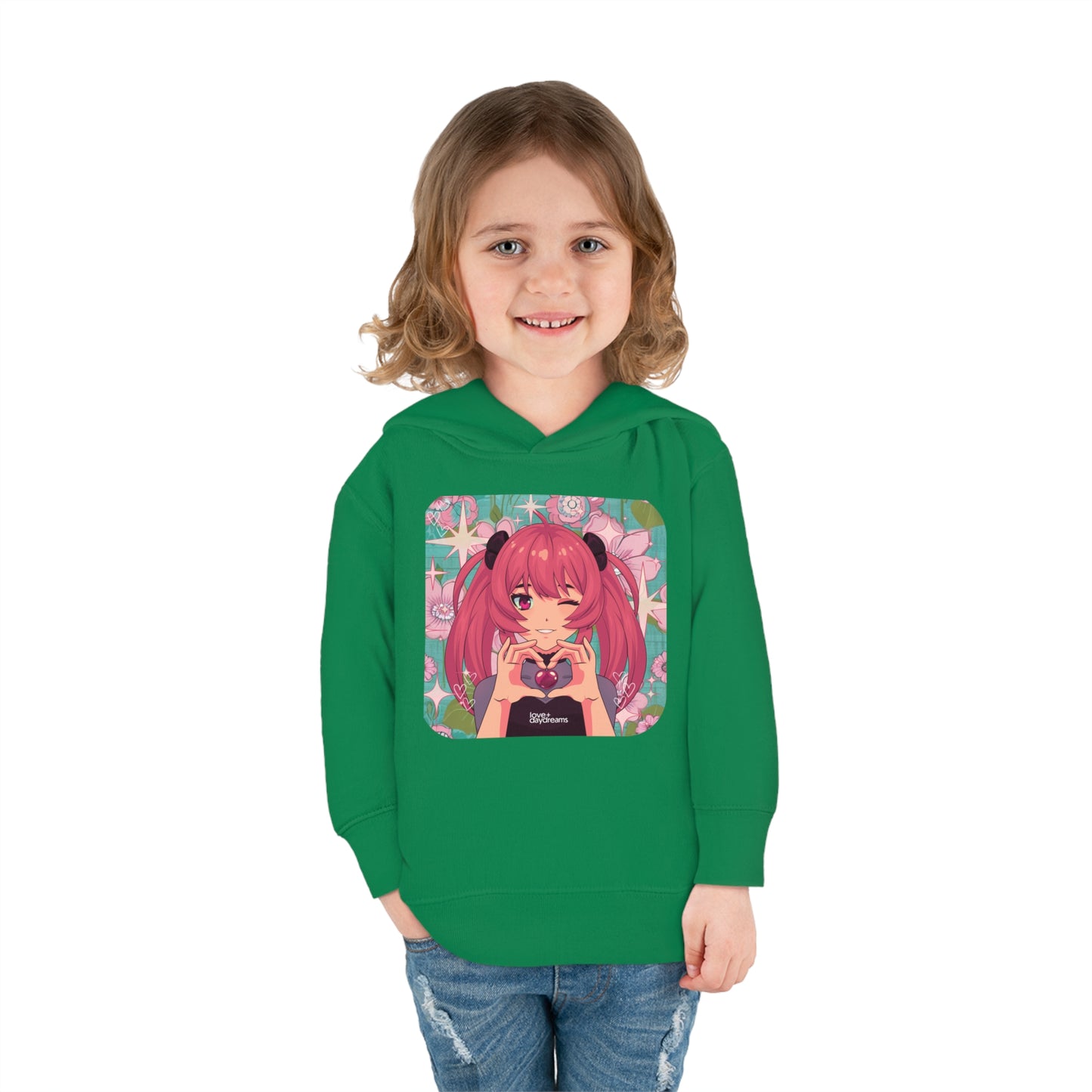 Toddler SuperSoft Hoodie | "Love + Anime"