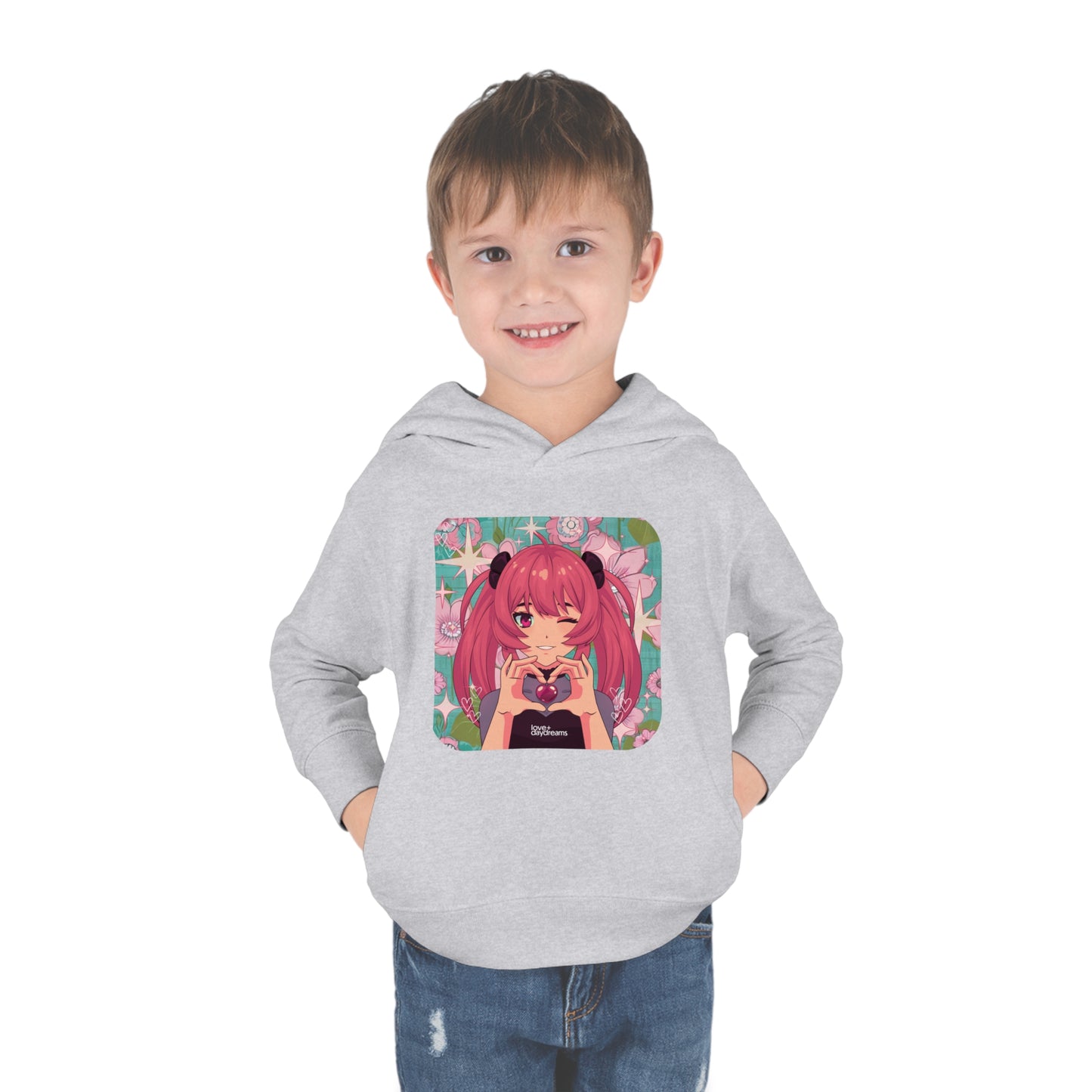 Toddler SuperSoft Hoodie | "Love + Anime"