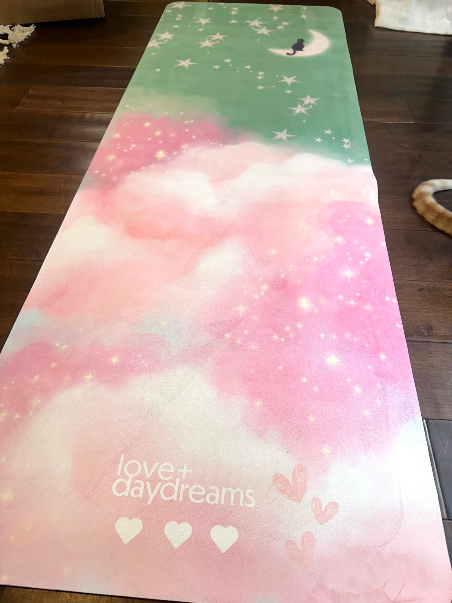 Yoga Mat, 'Cotton Candy Dreams' Design, Customizable, Premium Non-Slip, Extra Long, Studio or Home, Meditation Mat, Exercise Mat, Best Yoga Mat