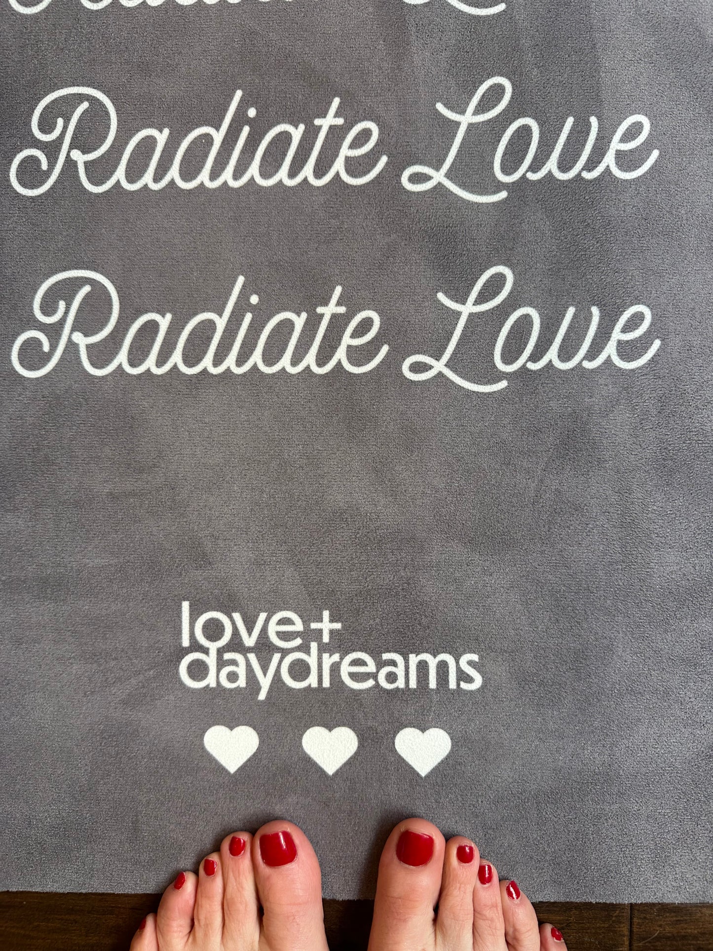 Yoga Mat - 'Radiate Love' Premium Non Slip Pilates Mat