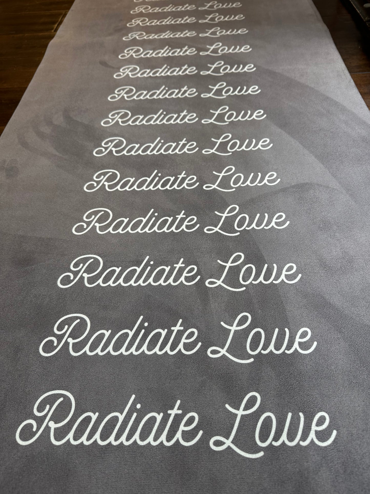Yoga Mat - 'Radiate Love' Premium Non Slip Pilates Mat