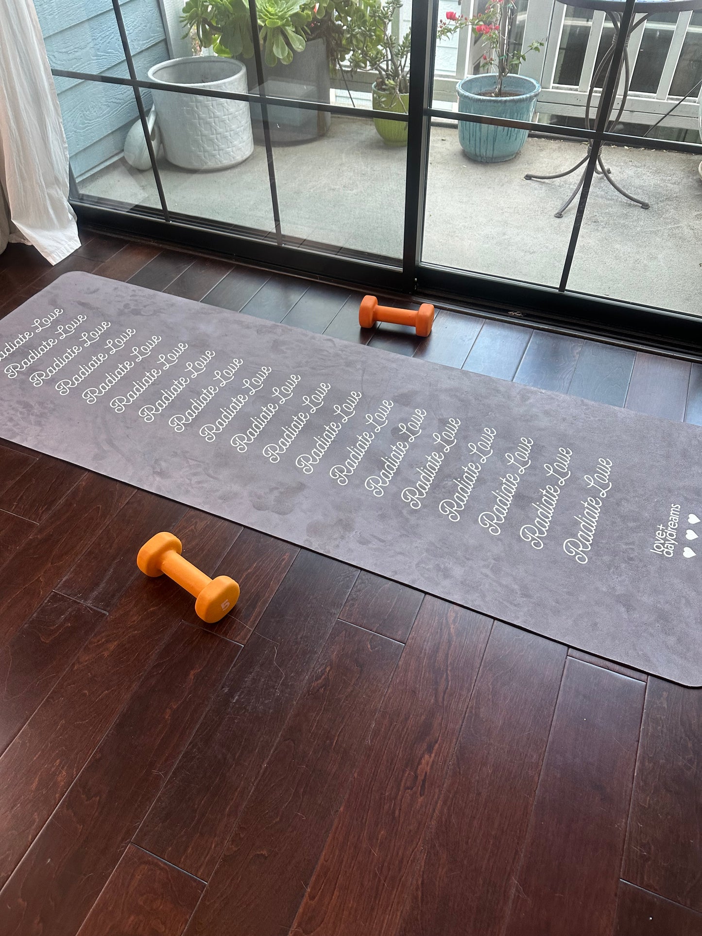 Yoga Mat - 'Radiate Love' Premium Non Slip Pilates Mat