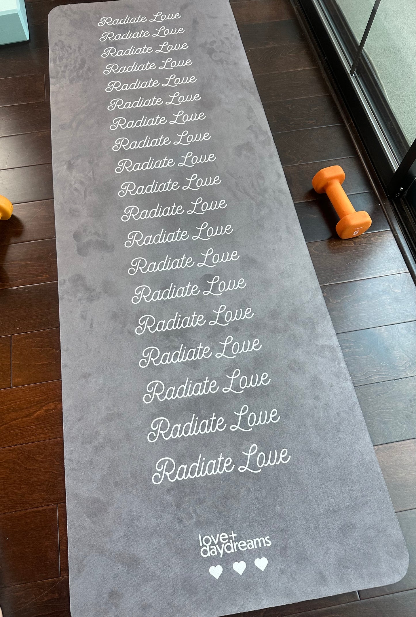Yoga Mat - 'Radiate Love' Premium Non Slip Pilates Mat