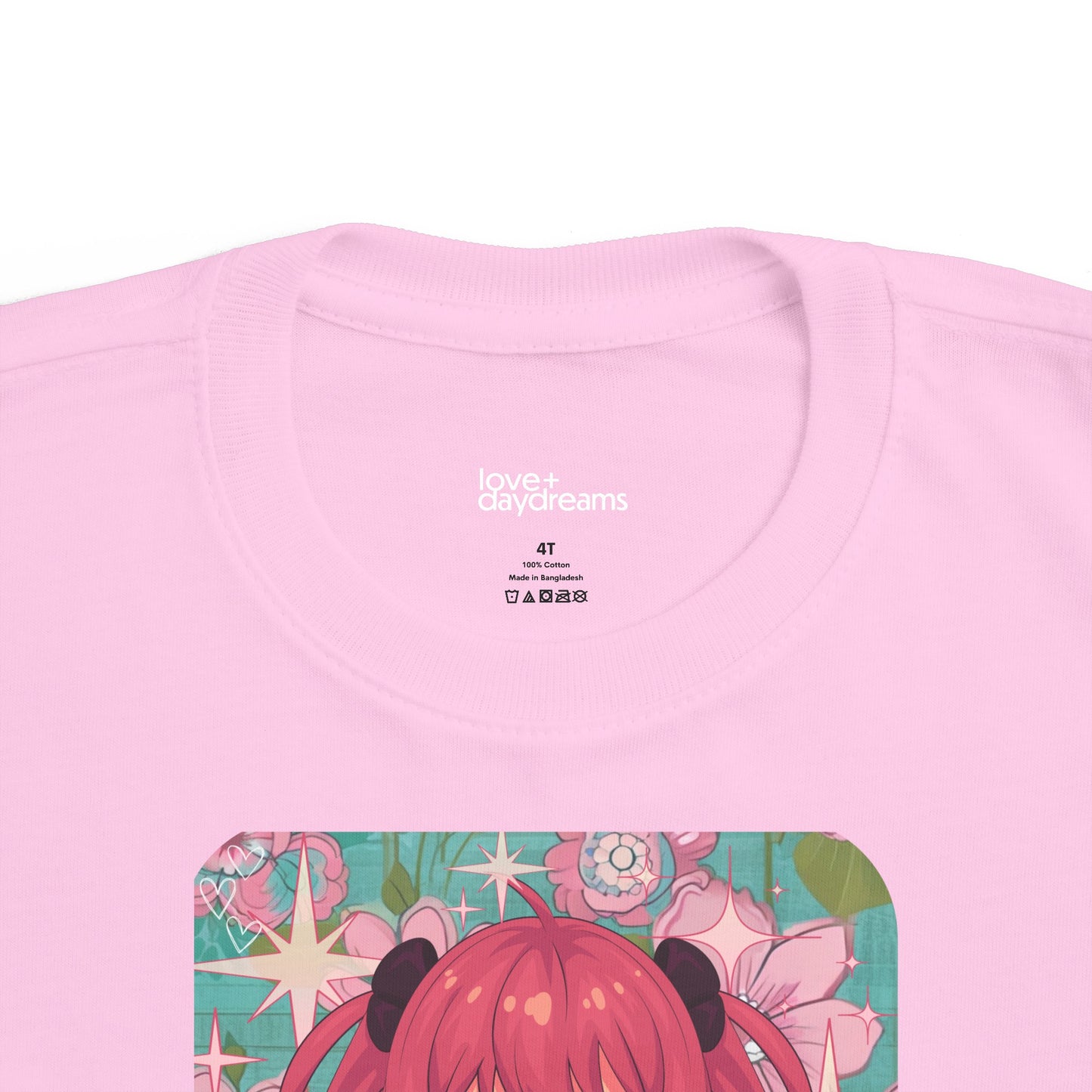 Toddler's Fine Jersey Tee | "Love + Anime"