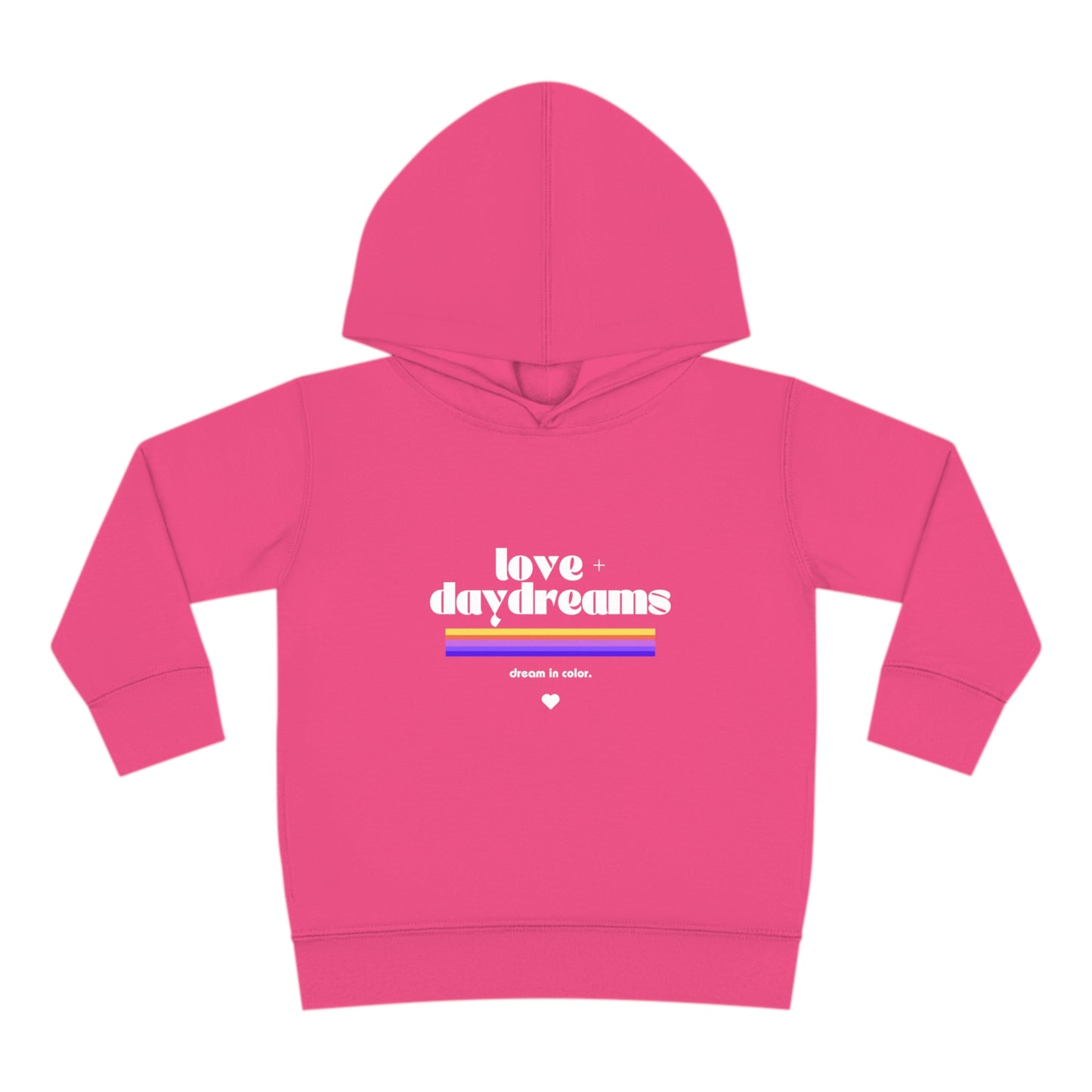 Toddler Fleece Hoodie | "Dream in Color"