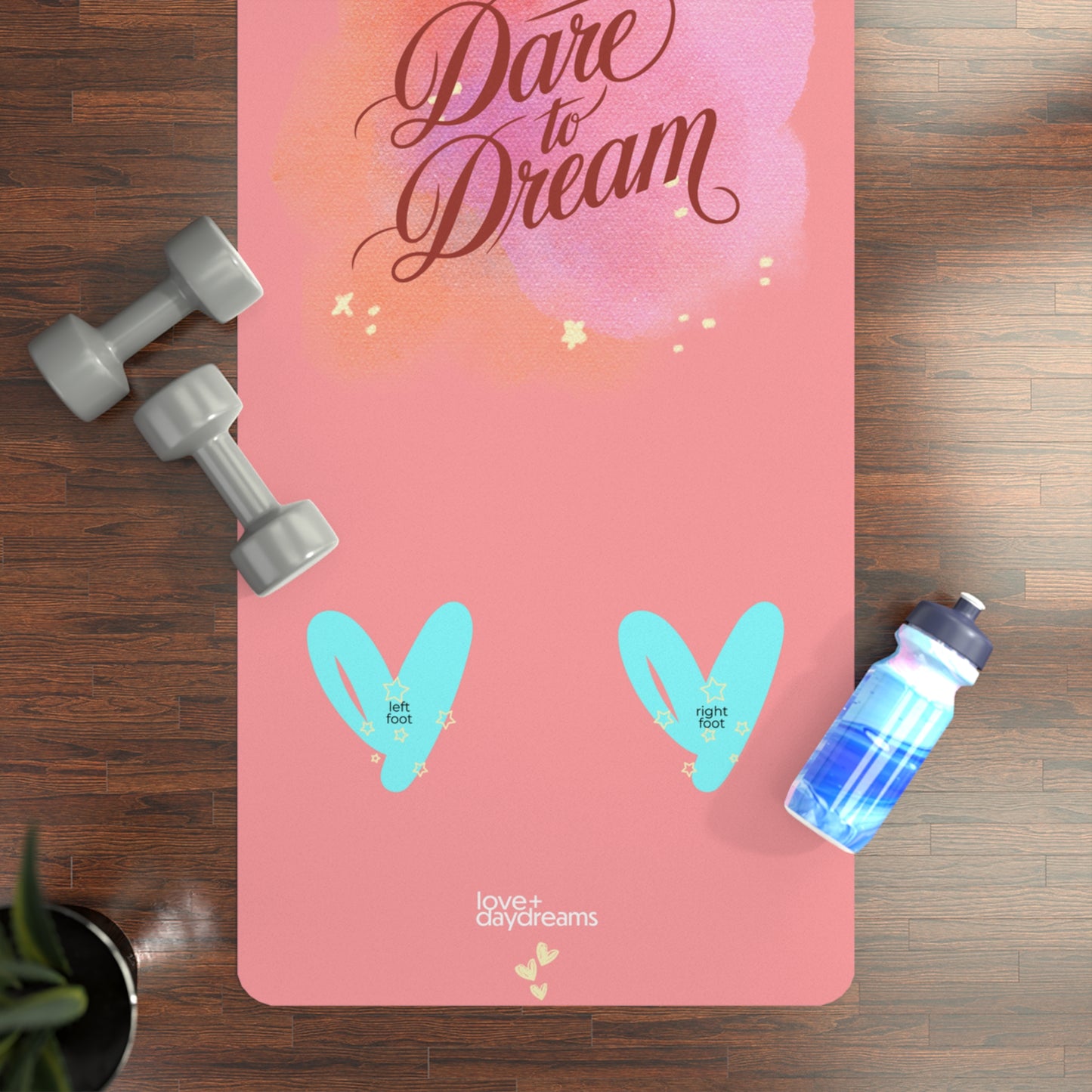Kids Yoga Mat for Yoga & Meditation - Premium , 'Dare to Dream' Design, Non-Slip Fitness Pad, Kids Yoga, Pilates Mat
