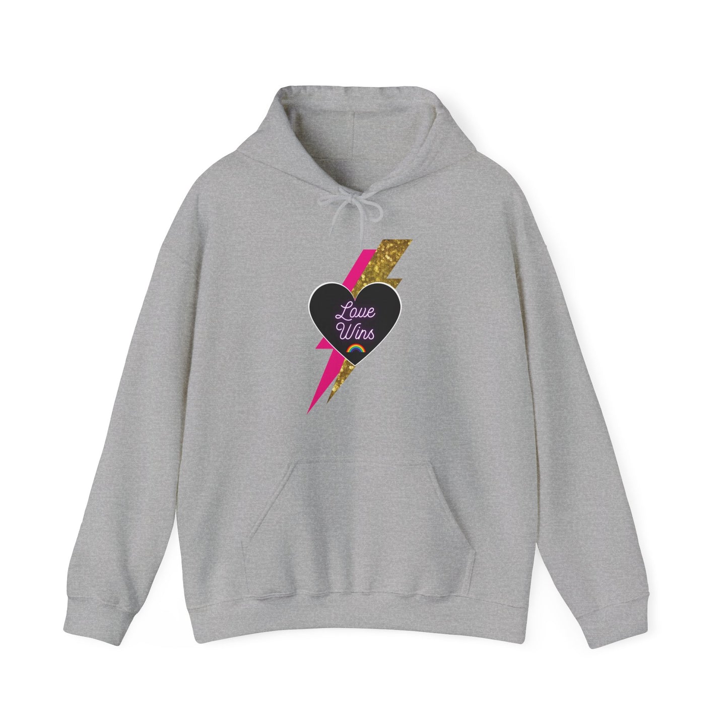 Unisex Hooded Sweatshirt | "Love Wins" Pride