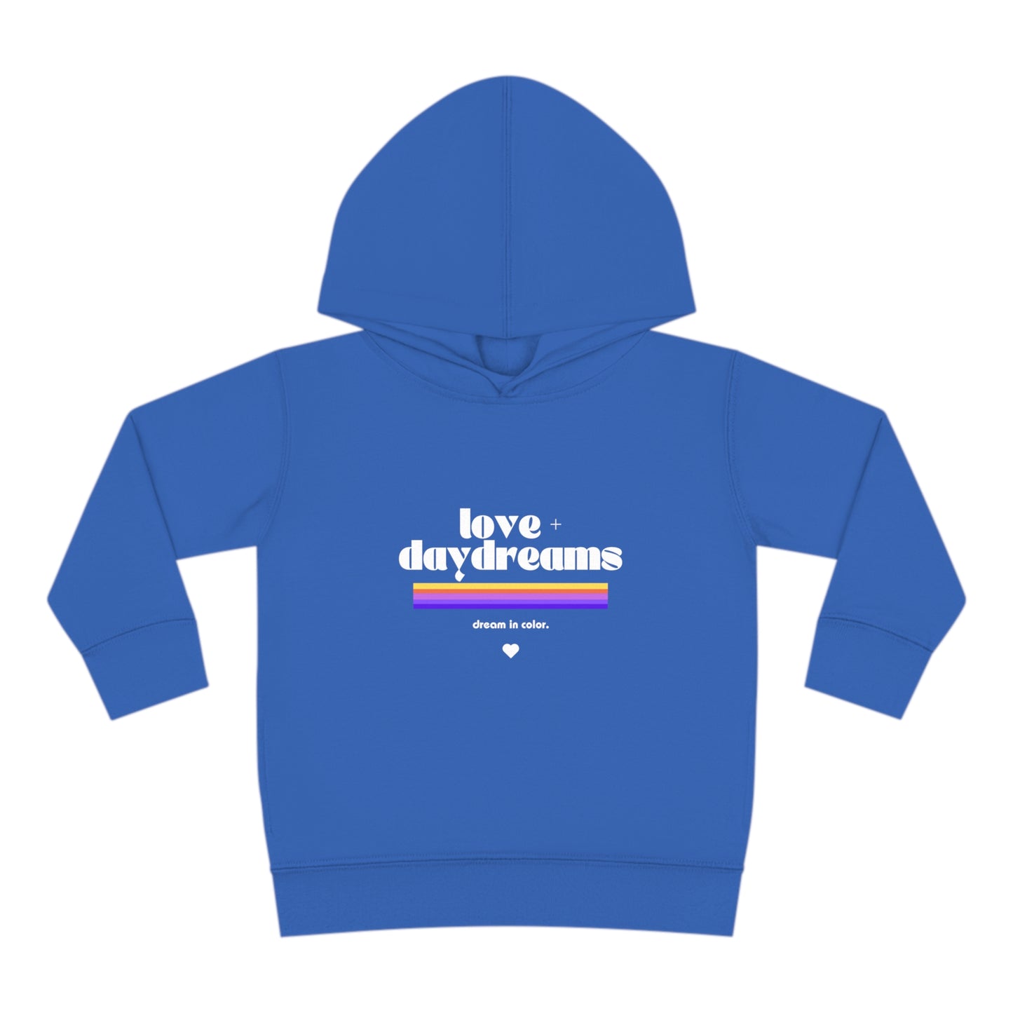 Toddler Fleece Hoodie | "Dream in Color"