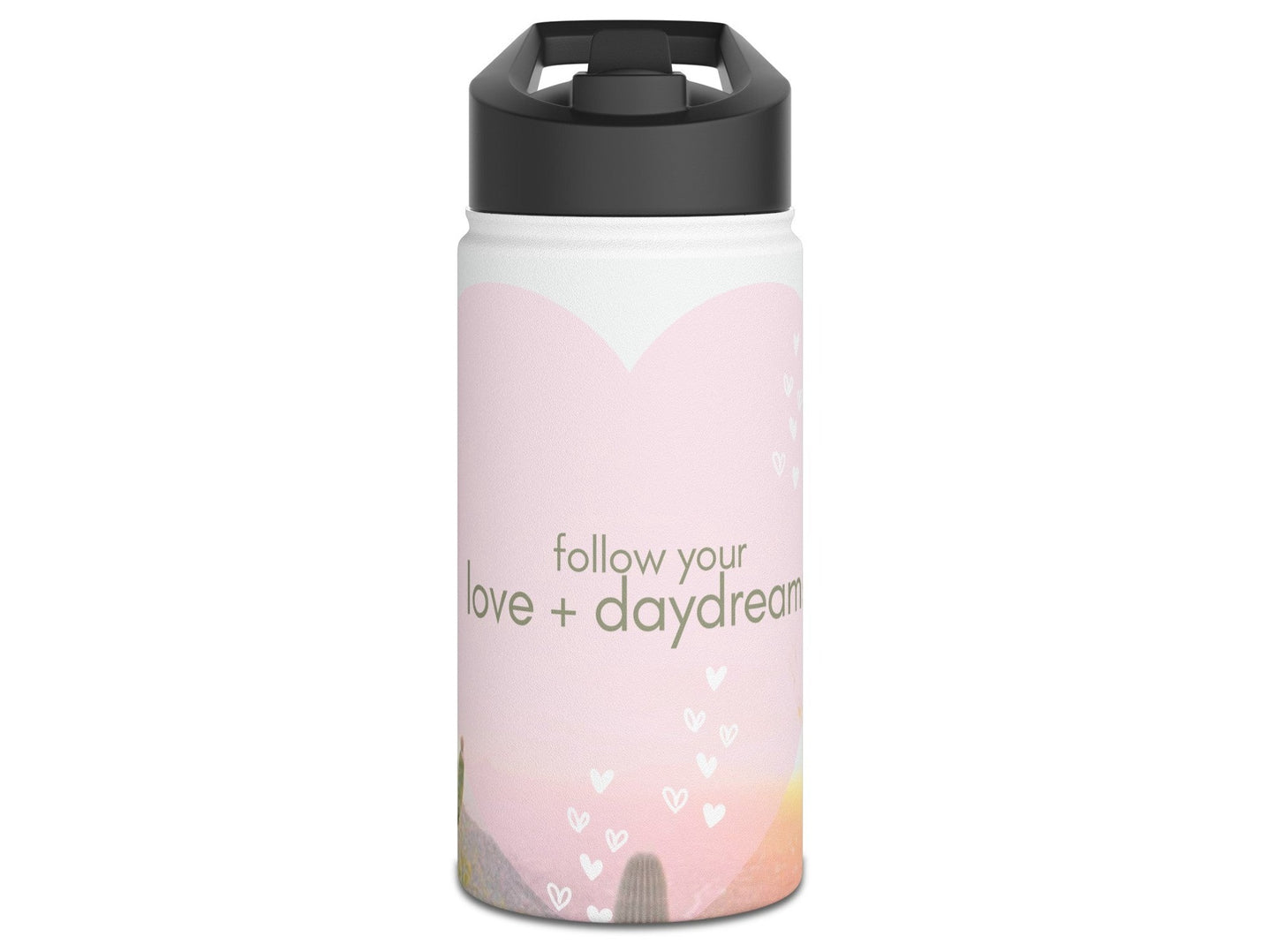 Stainless Steel Water Bottle | "Follow Your Love + Daydreams"