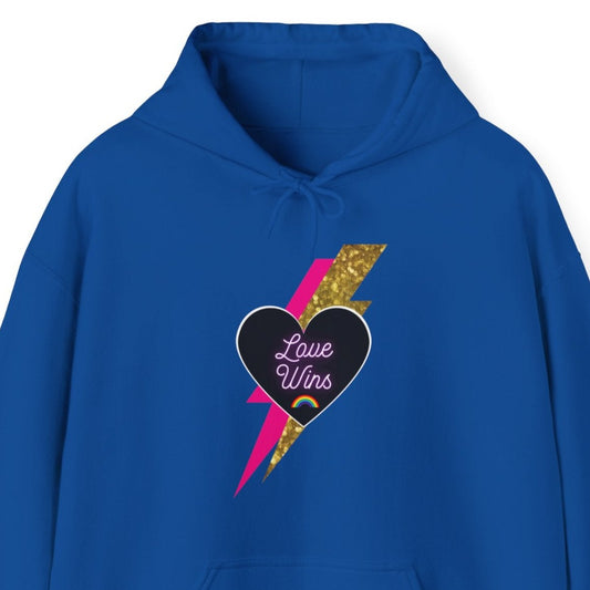 Unisex Hooded Sweatshirt | "Love Wins" Pride