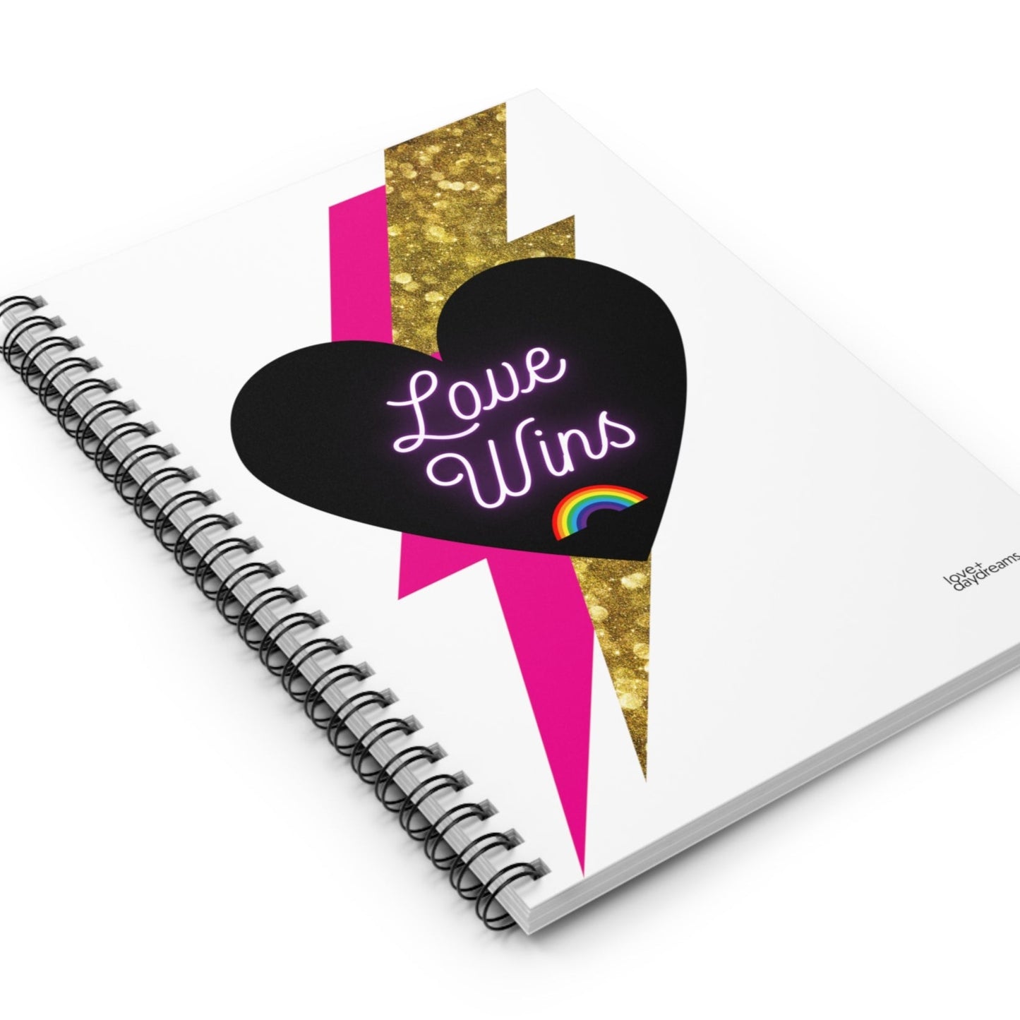 Spiral Notebook - Ruled Line | "Love Wins" Pride