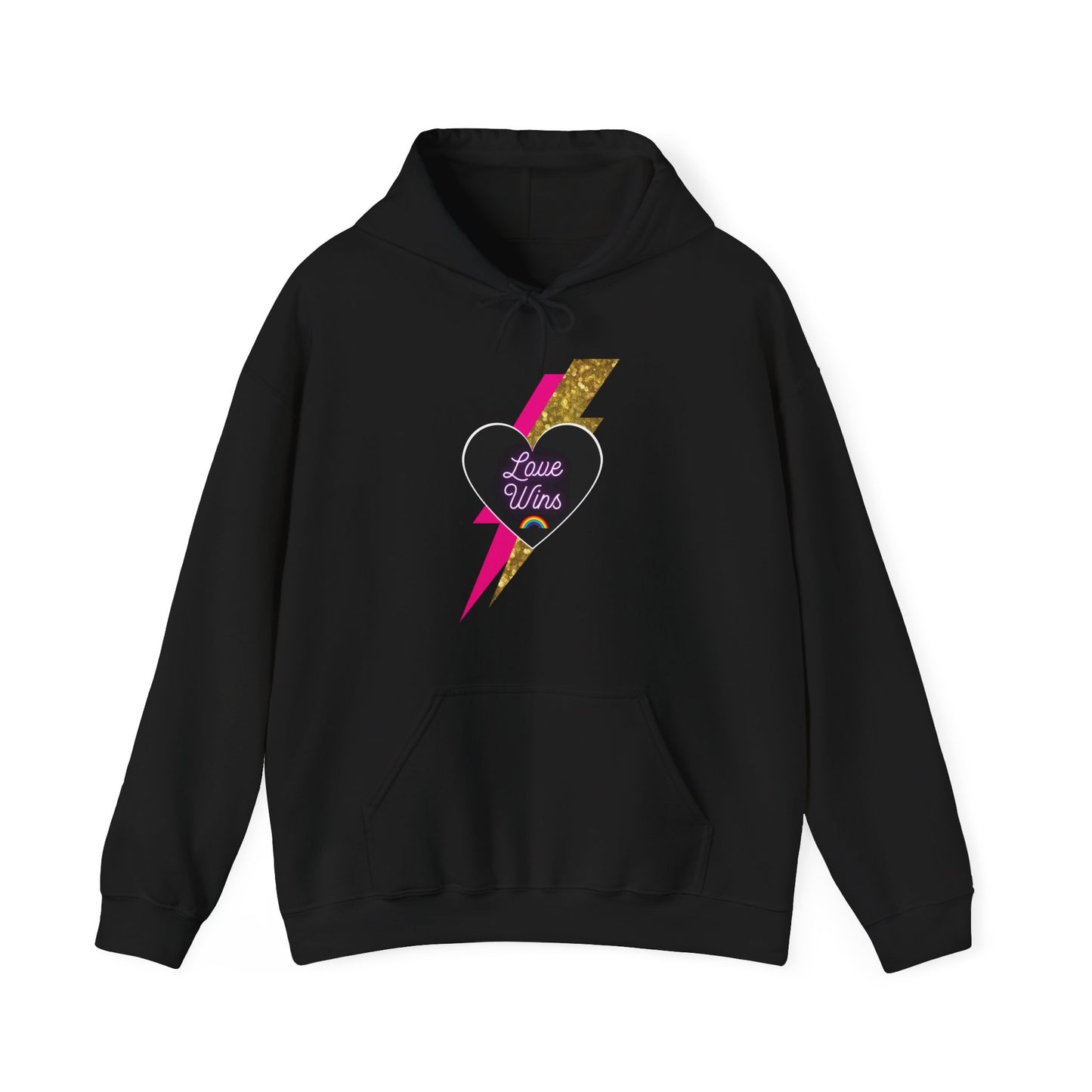 Unisex Hooded Sweatshirt | "Love Wins" Pride