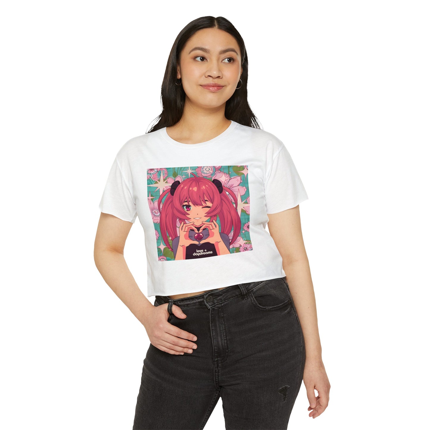 Women's Festival Crop Top | "Love + Anime "