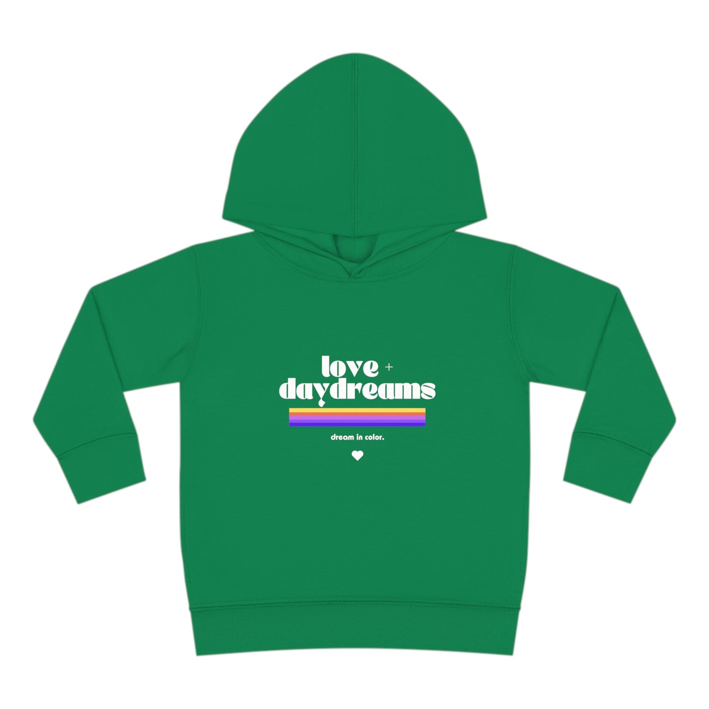 Toddler Fleece Hoodie | "Dream in Color"