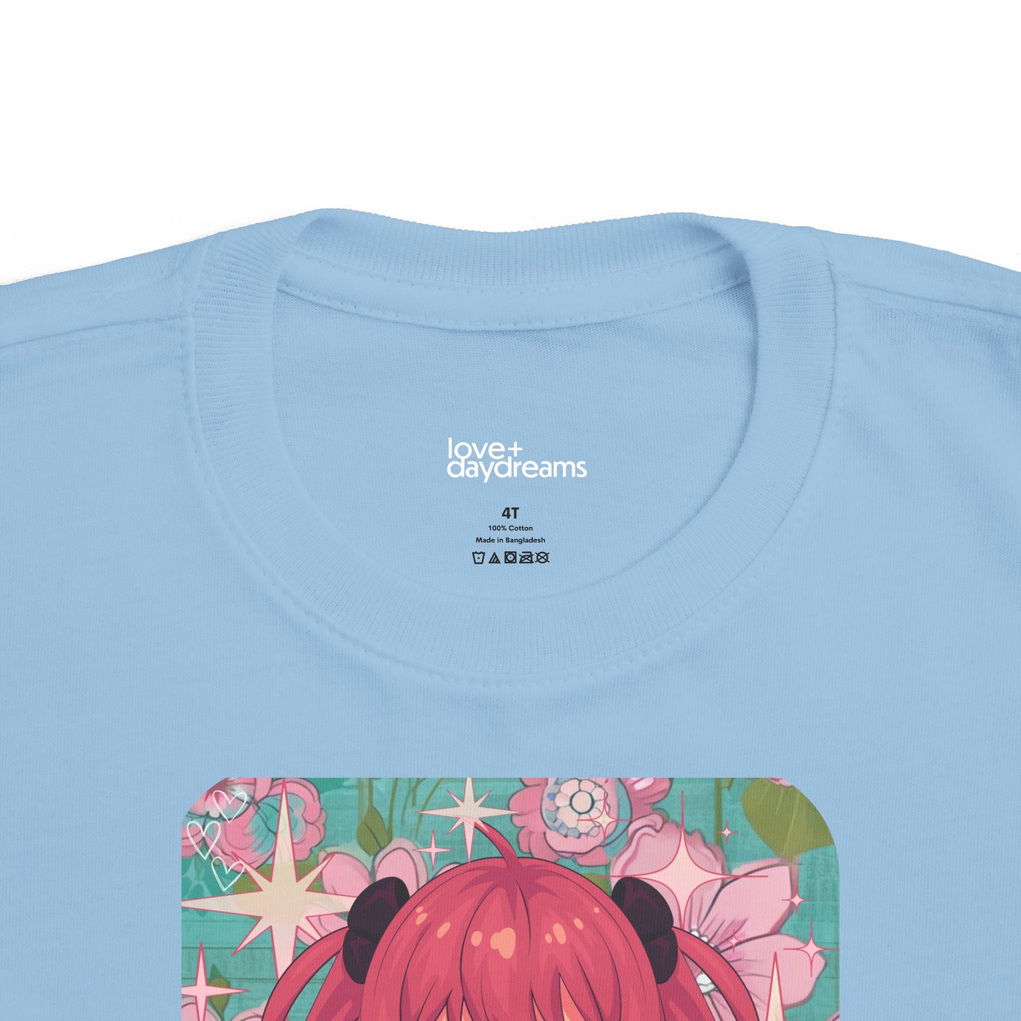 Toddler's Fine Jersey Tee | "Love + Anime"