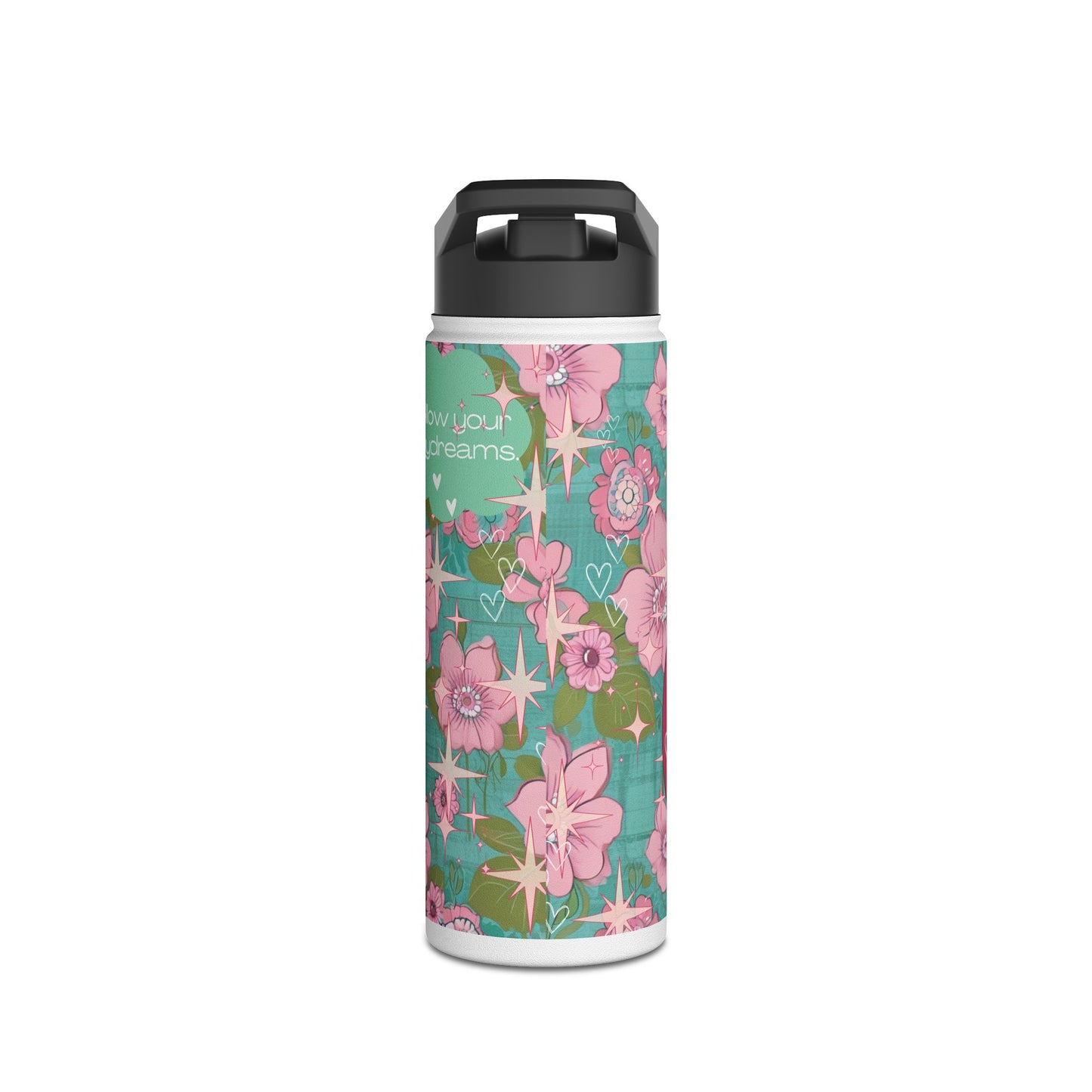 Stainless Steel Water Bottle | "Love + Anime"