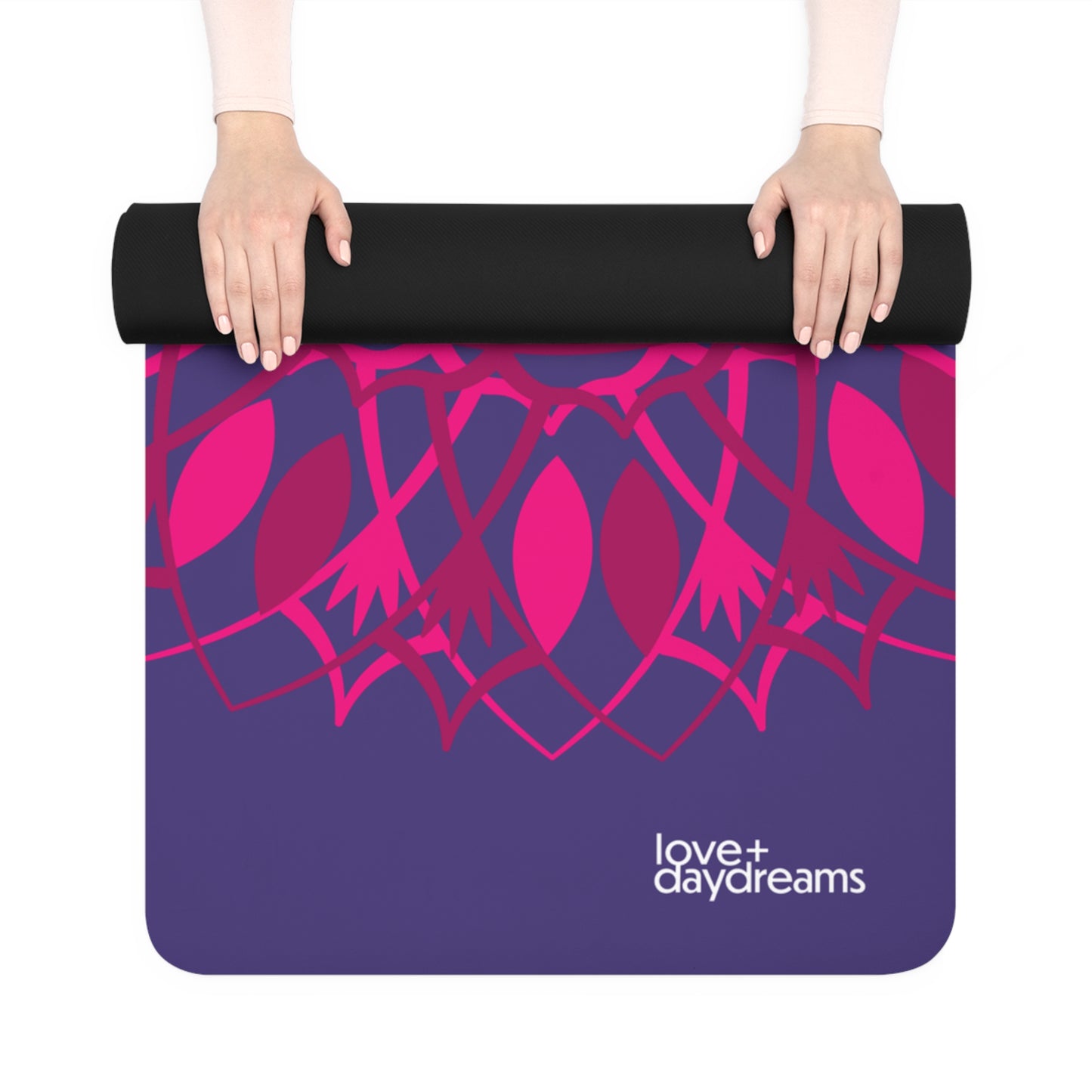 Yoga Mat, Neon Dreams, Anti-Slip, Extra Long, Balance, Impact Absorbing, Comfort, Studio or Home, Namaste, Daydreamers.