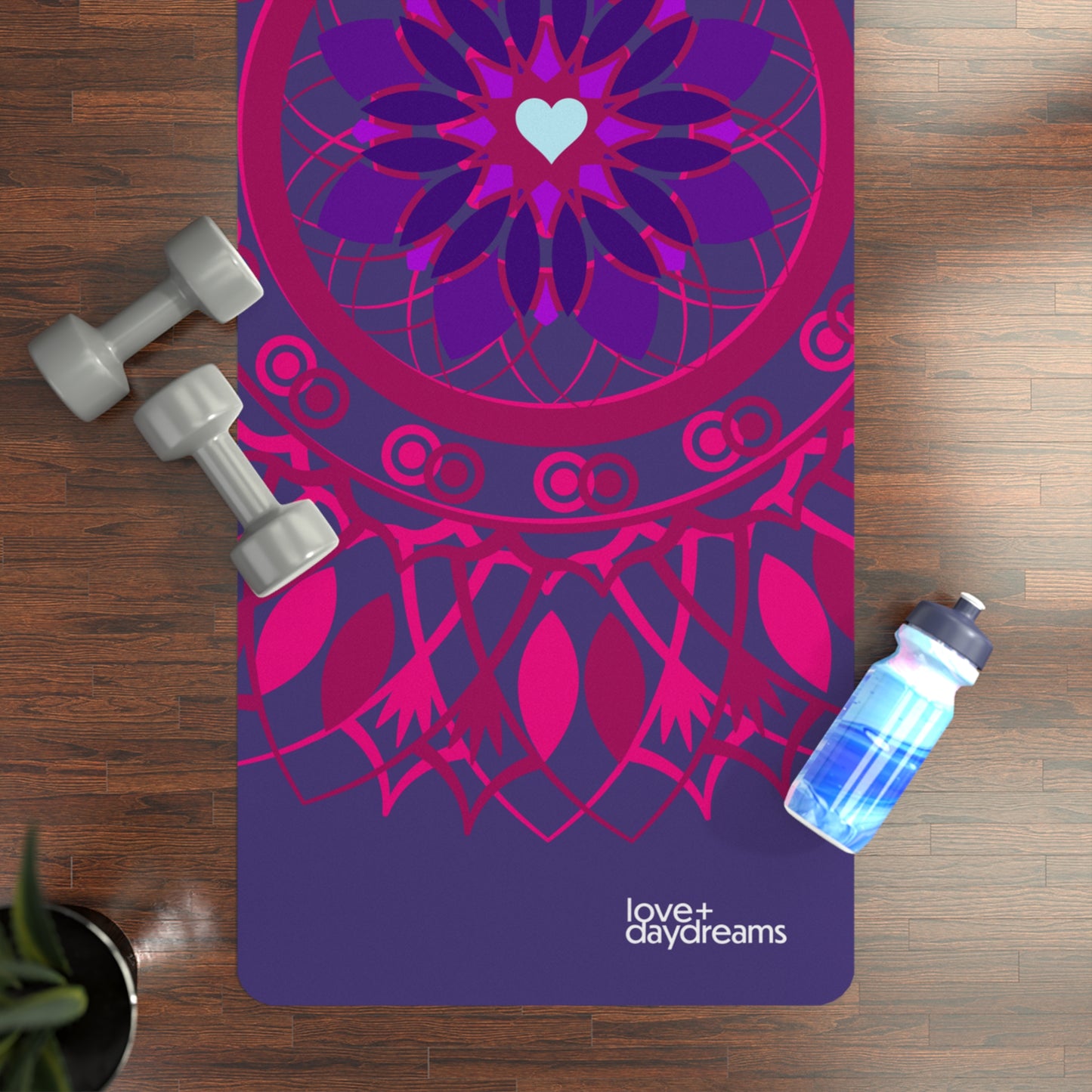 Yoga Mat, Neon Dreams, Anti-Slip, Extra Long, Balance, Impact Absorbing, Comfort, Studio or Home, Namaste, Daydreamers.