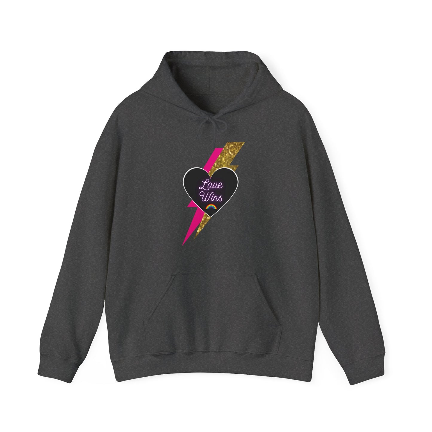 Unisex Hooded Sweatshirt | "Love Wins" Pride