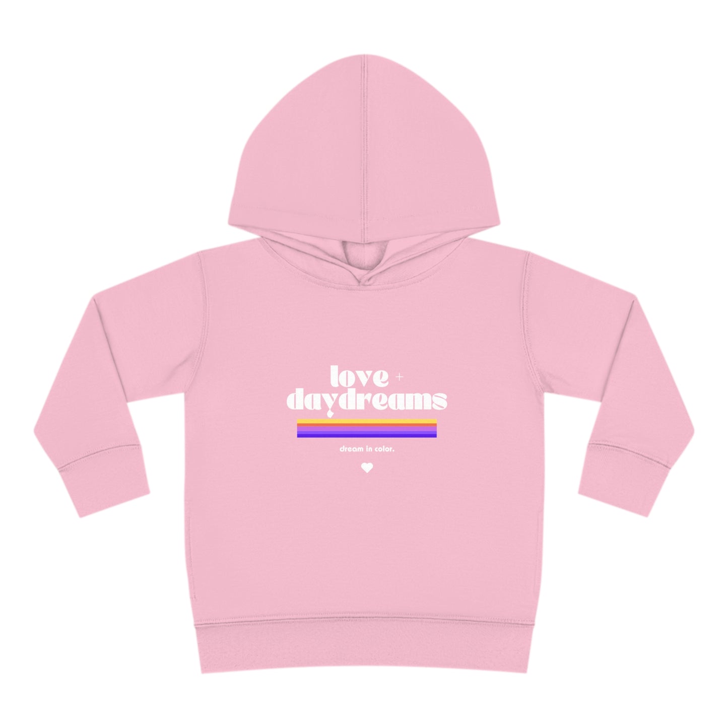 Toddler Fleece Hoodie | "Dream in Color"