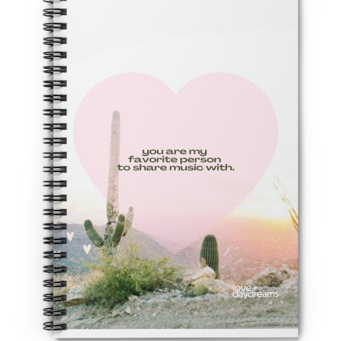 Spiral Notebook | "You Are My Favorite Person To Share Music With"