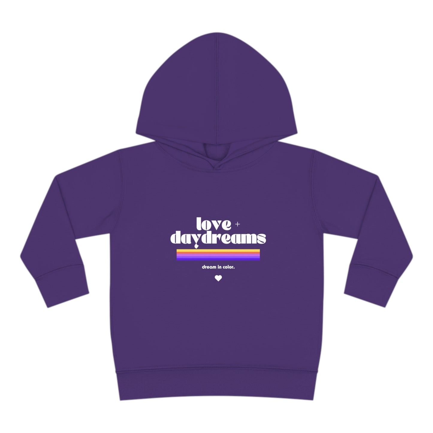 Toddler Fleece Hoodie | "Dream in Color"