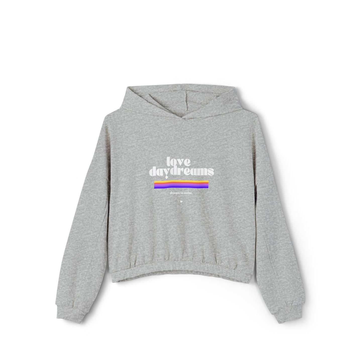 Women's Cinched Cropped Hoodie | "Dream in Color"