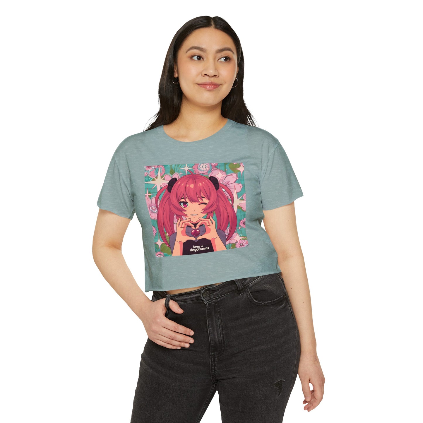 Women's Festival Crop Top | "Love + Anime "