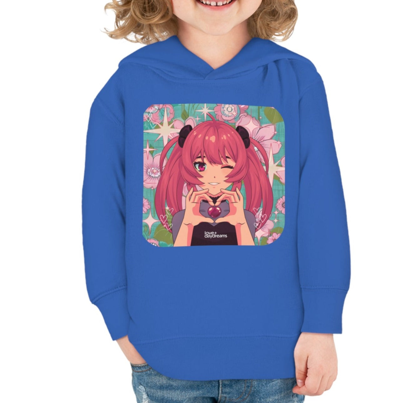Toddler SuperSoft Hoodie | "Love + Anime"