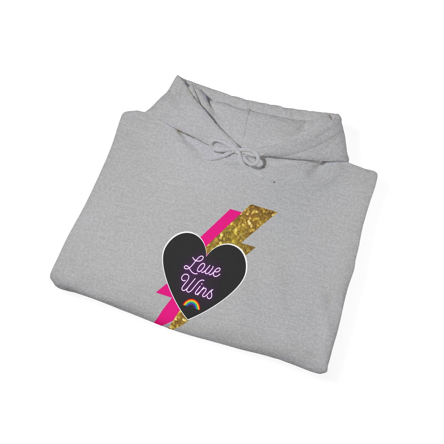 Unisex Hooded Sweatshirt | "Love Wins" Pride