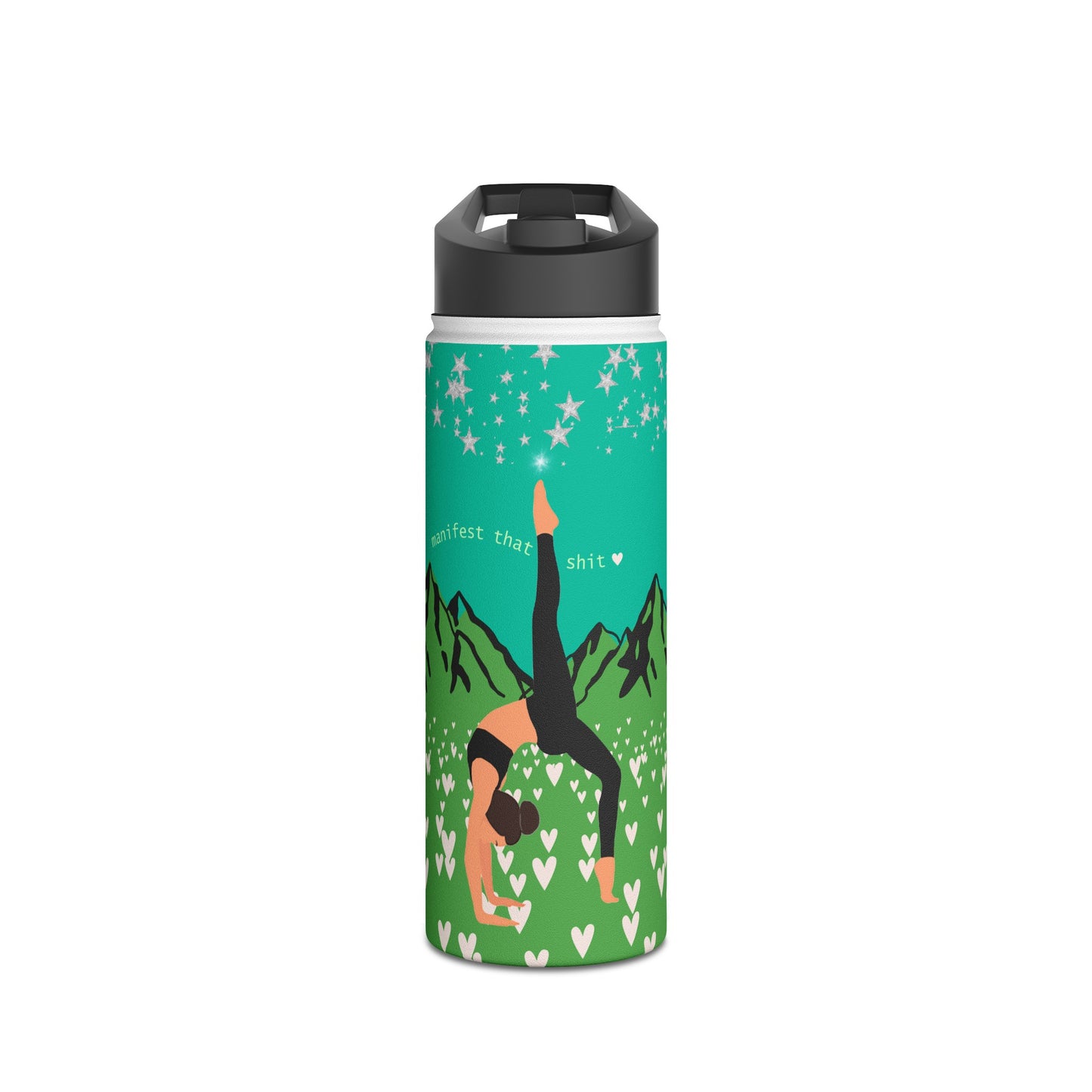 Stainless Steel Water Bottle | "Manifest That Sh!t"