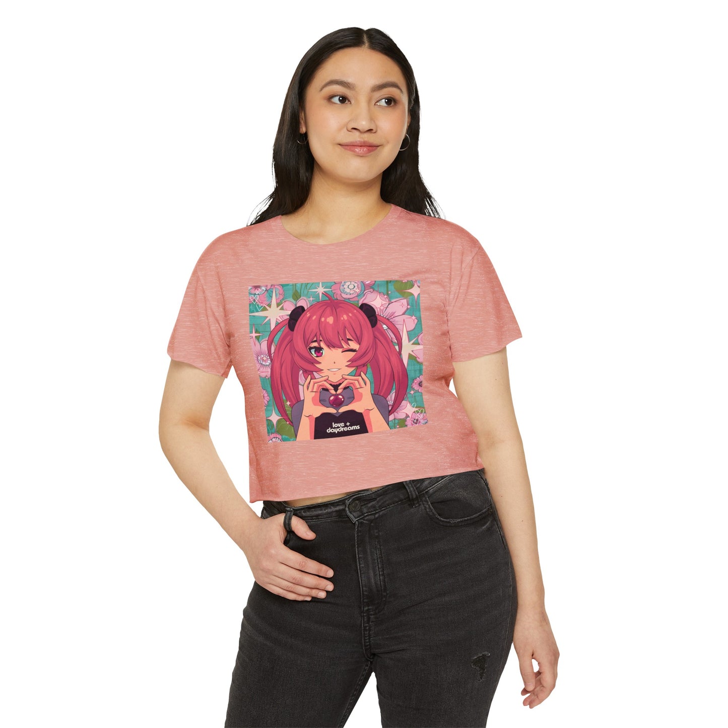 Women's Festival Crop Top | "Love + Anime "