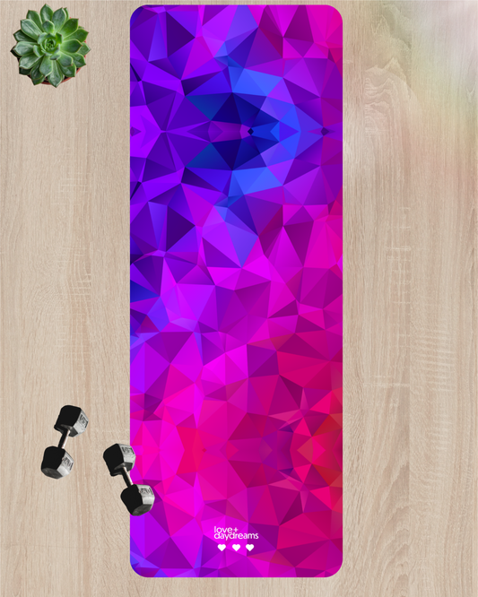 Yoga Mat - 'Neon Pulse' Premium Non Slip Pilates Mat